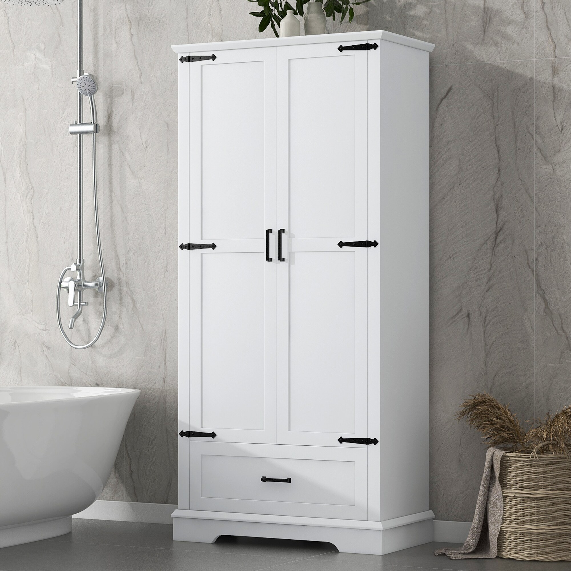 GDFStudio 327354 Bathroom-Wall-Cabinets - View #3