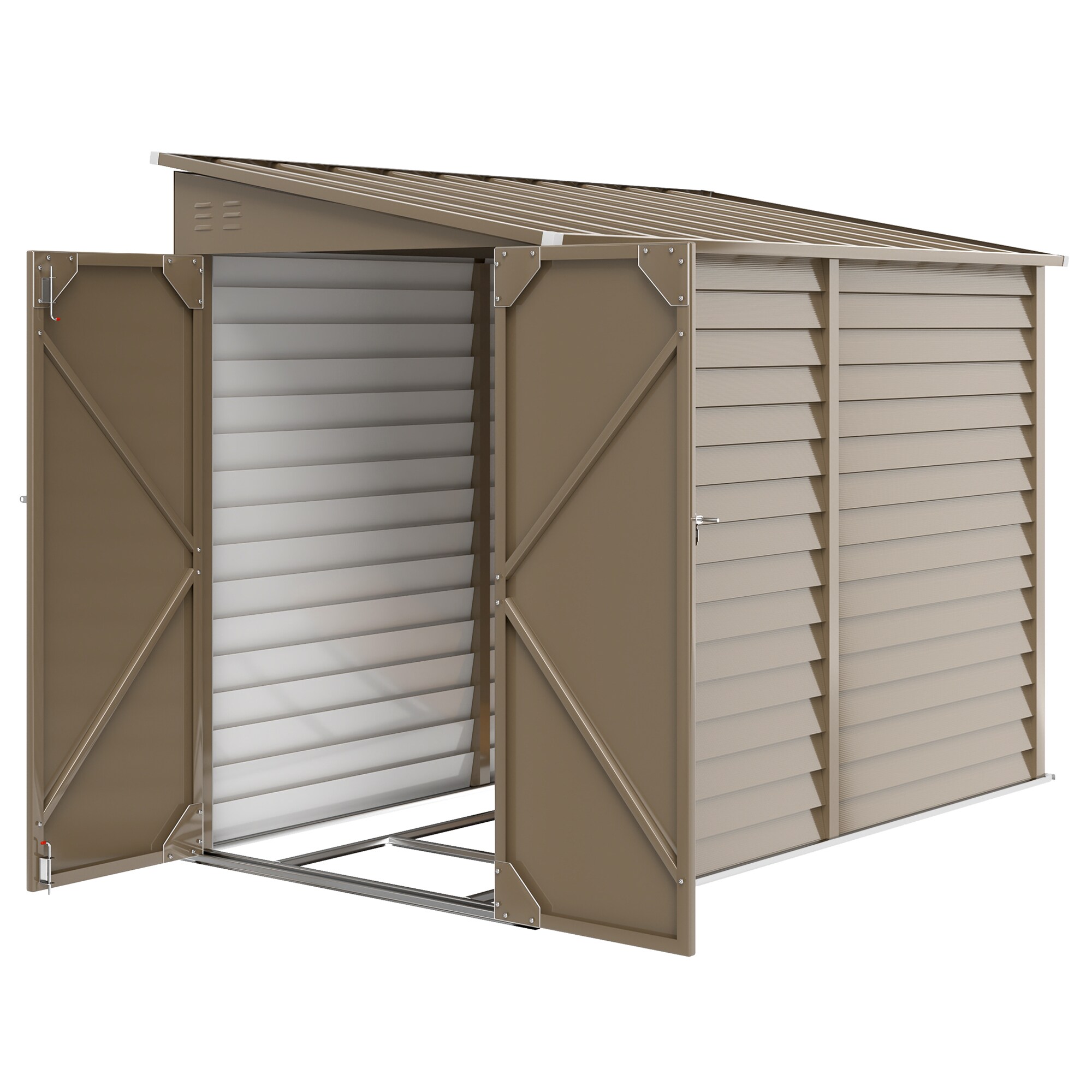 Wooakway FXLS0604-512Z217 Metal-Storage-Buildings-Sheds - View #6