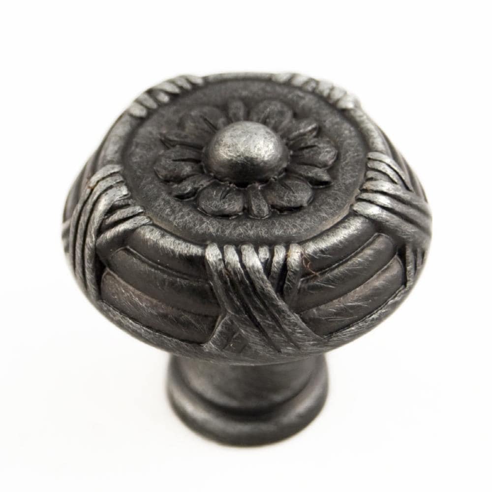 RK International CK 754-DN Distressed nickel Round Traditional Cabinet Knob