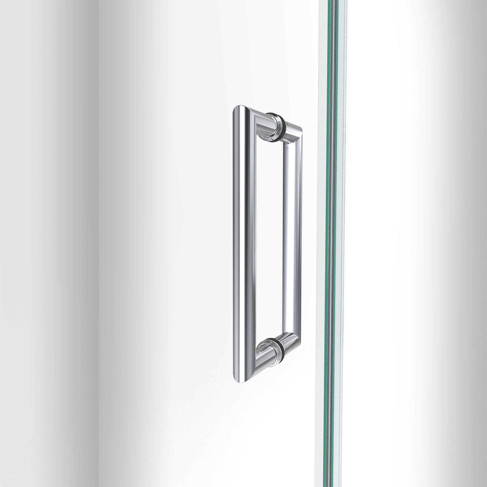 Unidoor-LS 29'' W x 72" H Frameless Hinged Shower Door with ClearMax Technology