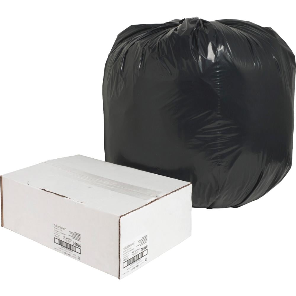 Ultimate Strength and Convenience: UltraSac Heavy Duty 45 Gallon Garbage  Bags - 100 Pack with Ties - Industrial Quality Clear Trash Bags for All  Your Waste Disposal Needs! 