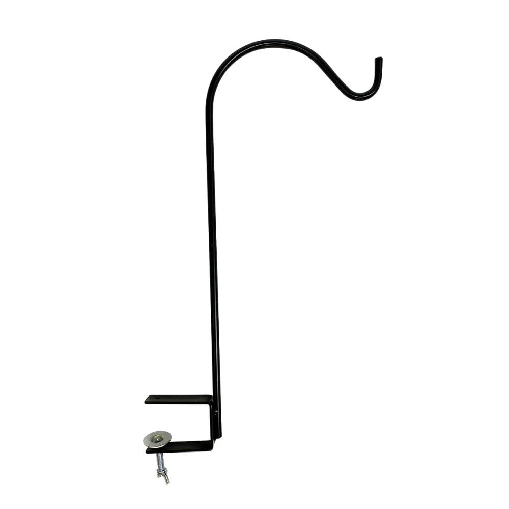 Style Selections 82107L 16-in Black Metal Shepherd's hook