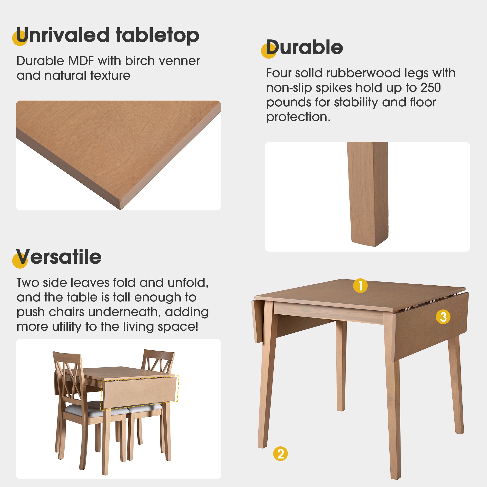 Siavonce XH0617A Dining-Sets - View #7