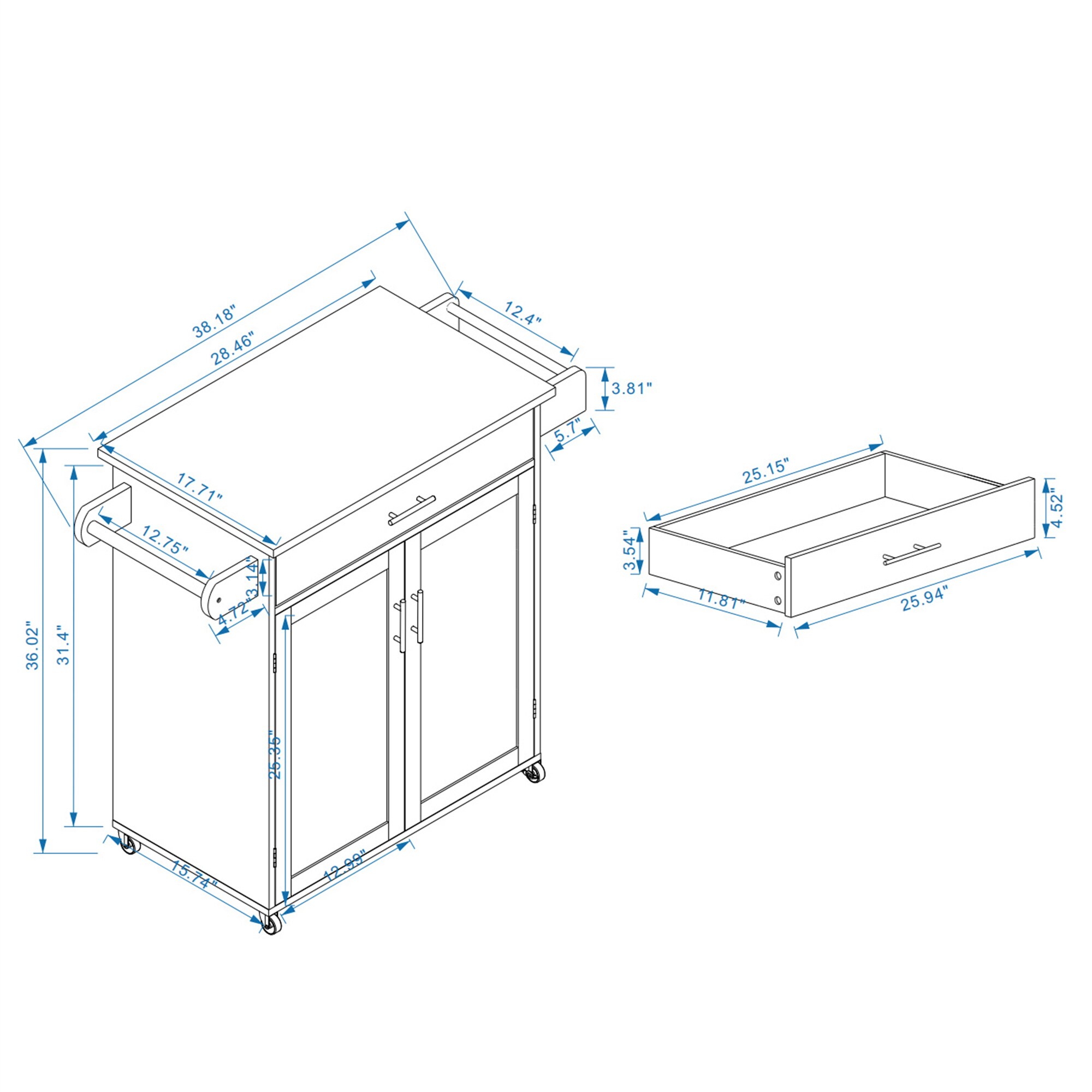 BABOOM BOM-W38986-OR Kitchen-Furniture - View #3