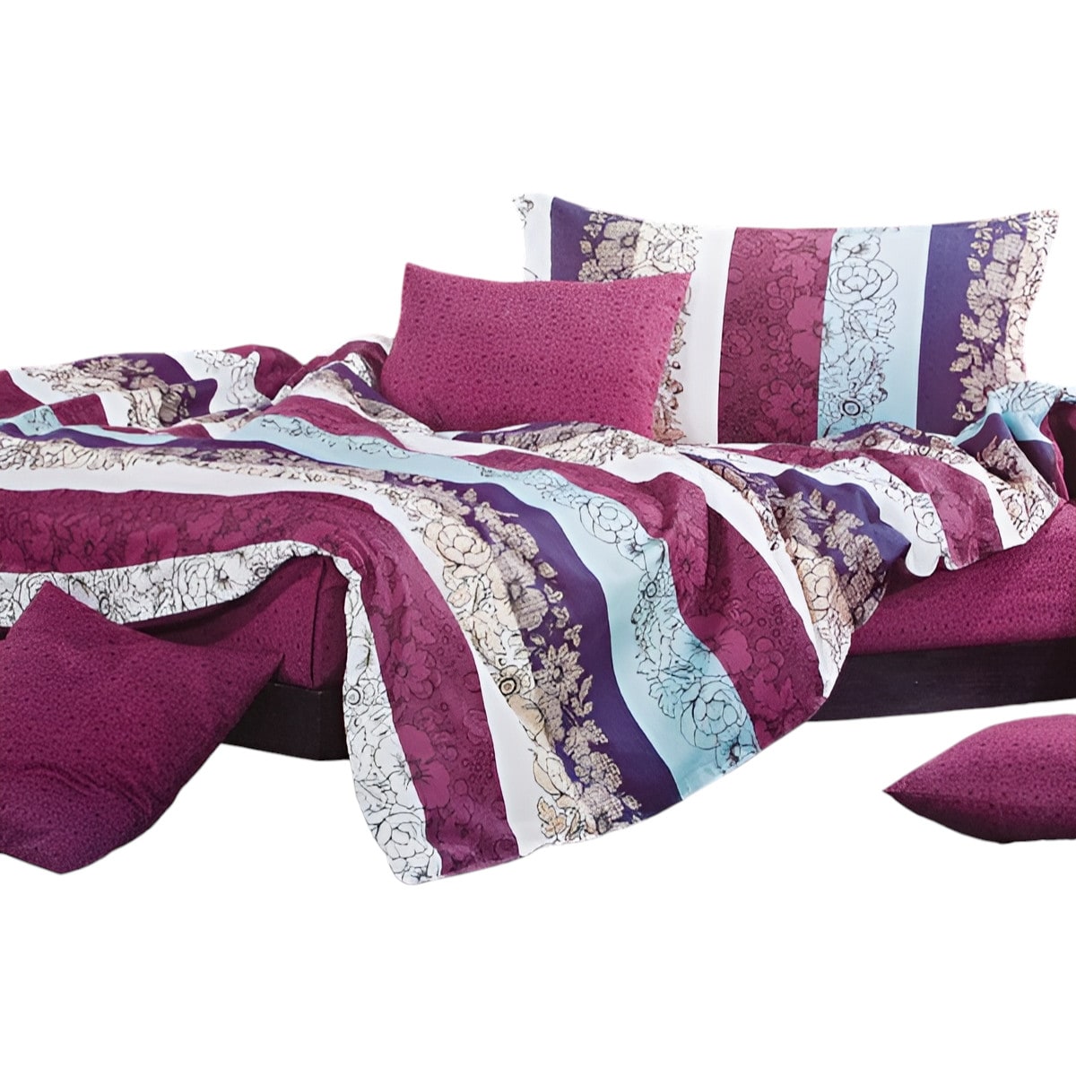 Slickblue Premium Bedding Set with Duvet Cover Comforter Pillow Shams and Fitted Sheet for Cozy Comfort and Elegant Style