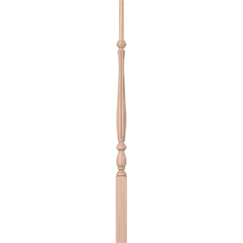 L.J. Smith Stair Systems LJB-2915-B 38 38-in x 1.75-in Unfinished Beechwood Pin Top Stair Baluster