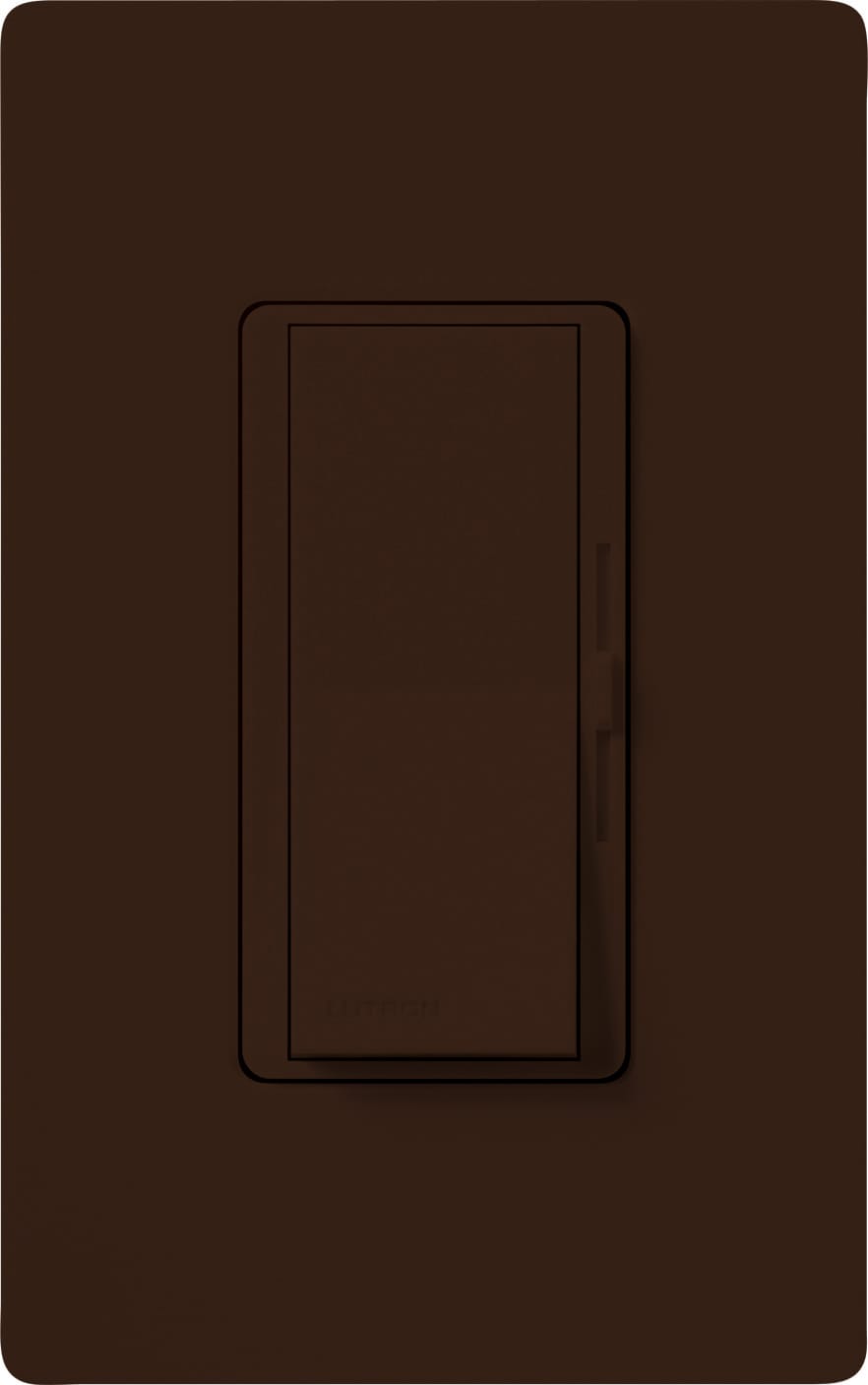 Lutron DV-10P-BR Diva Incandescent Single-pole Rocker Light dimmer switch Brown