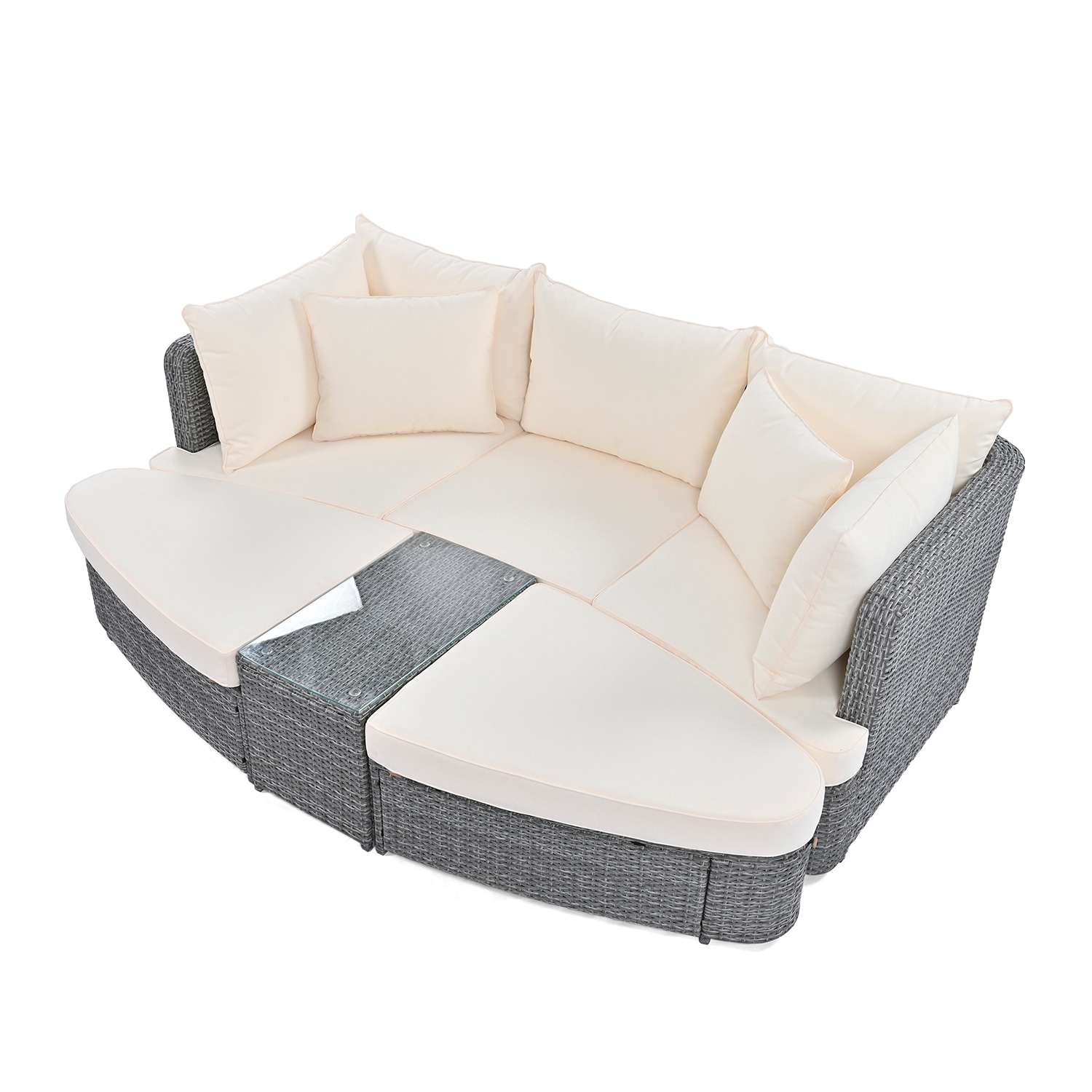 SINOFURN SYA010480BG Patio-Sofas-Daybeds - View #3