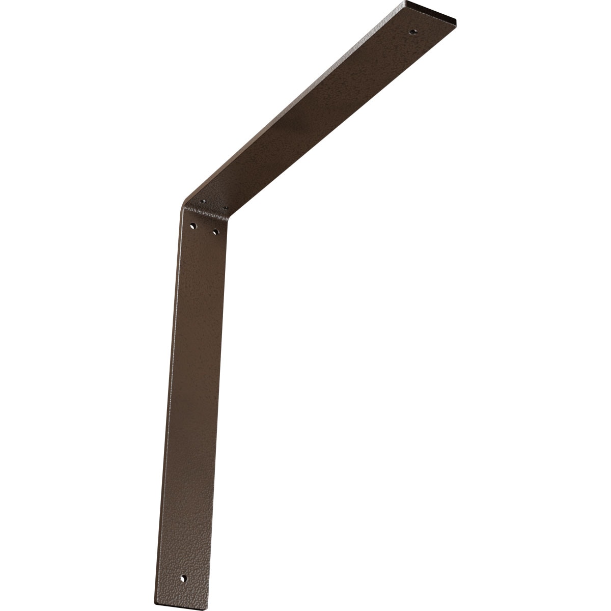 Ekena Millwork BKTM02X16X16HAHBR Hamilton 16-in x 2-in x 16-in Brown Steel Countertop support bracket