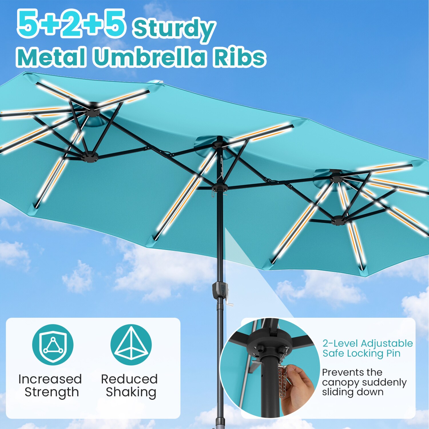 Slickblue D-CO-UT66631PN Umbrellas-2 - View #4
