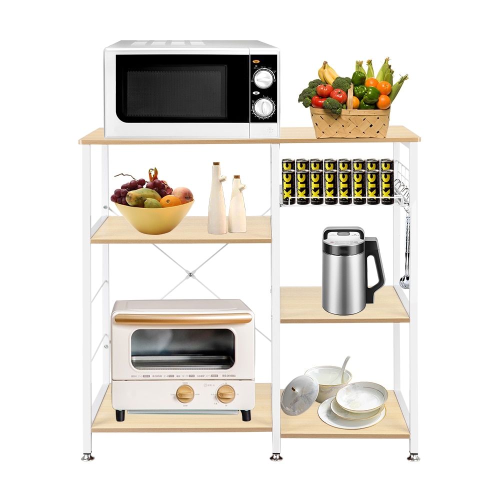 Winado LO1G13001797 Country White Iron Bakers rack