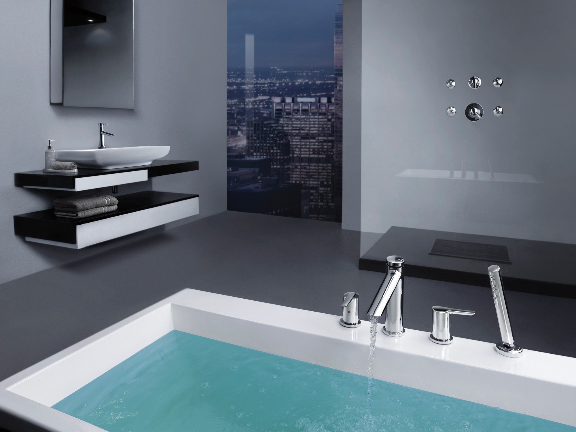 Delta SH5005-RB Shower-Tub-Jets - View #4