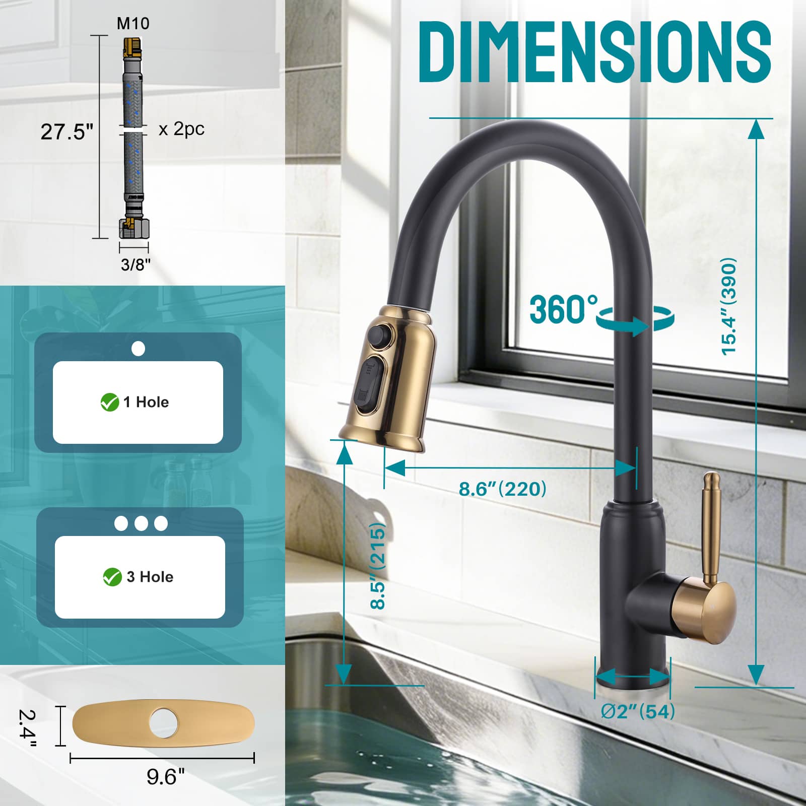 ARCORA AR7100101GB Kitchen-Faucets - View #5