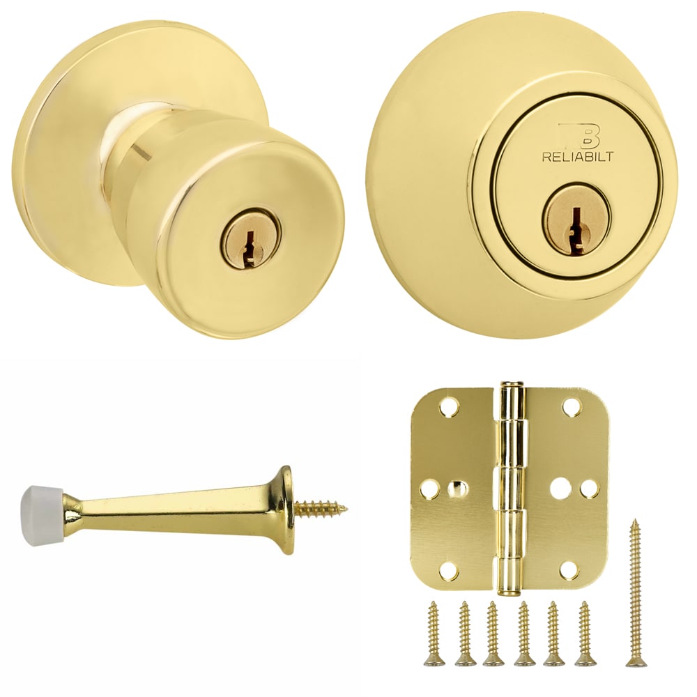 Polished Brass Door Knobs At Lowes Com   63726235 