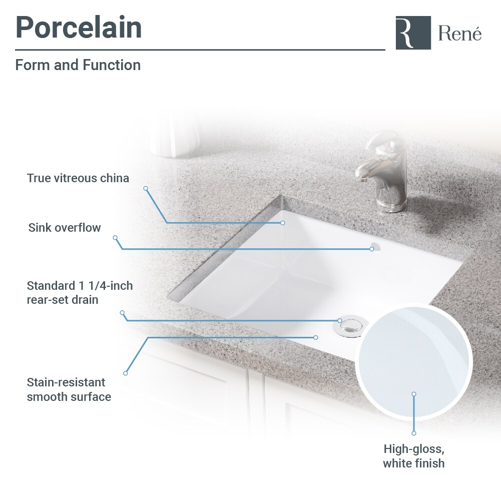 Rene R2-1003-W-PUD-C Bath-Sink - View #3