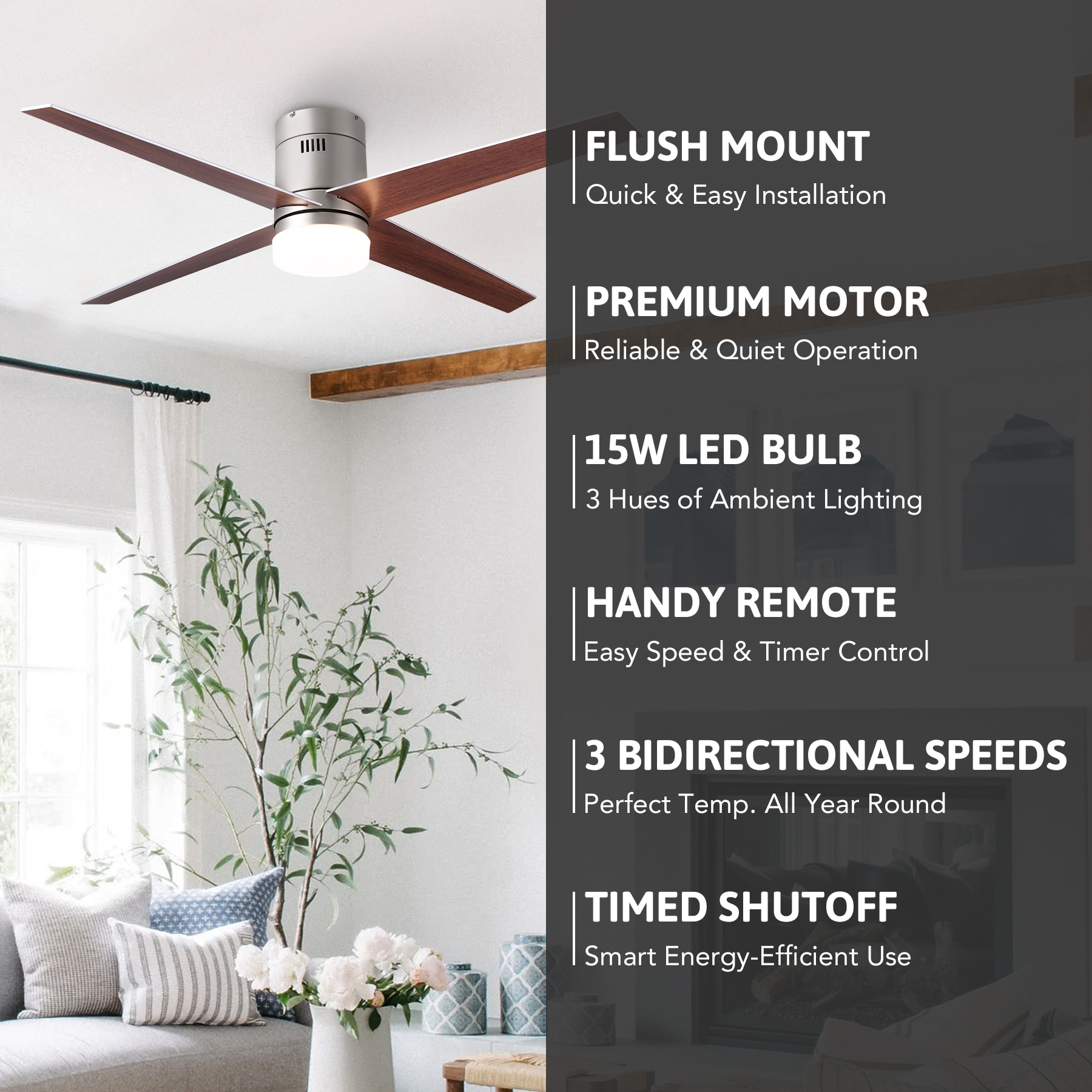 CO-Z CFN-1101-NI Ceiling-Fans - View #3