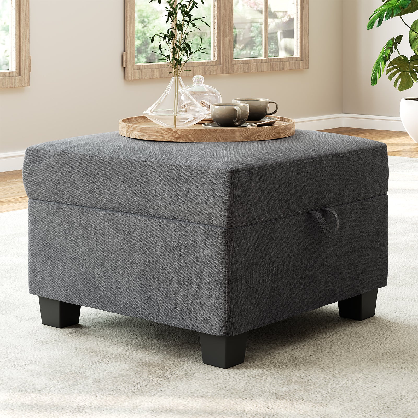 Garvee PHO-11AX2GKU 102.75-Inches Modern Gray 1 -seater Sectional