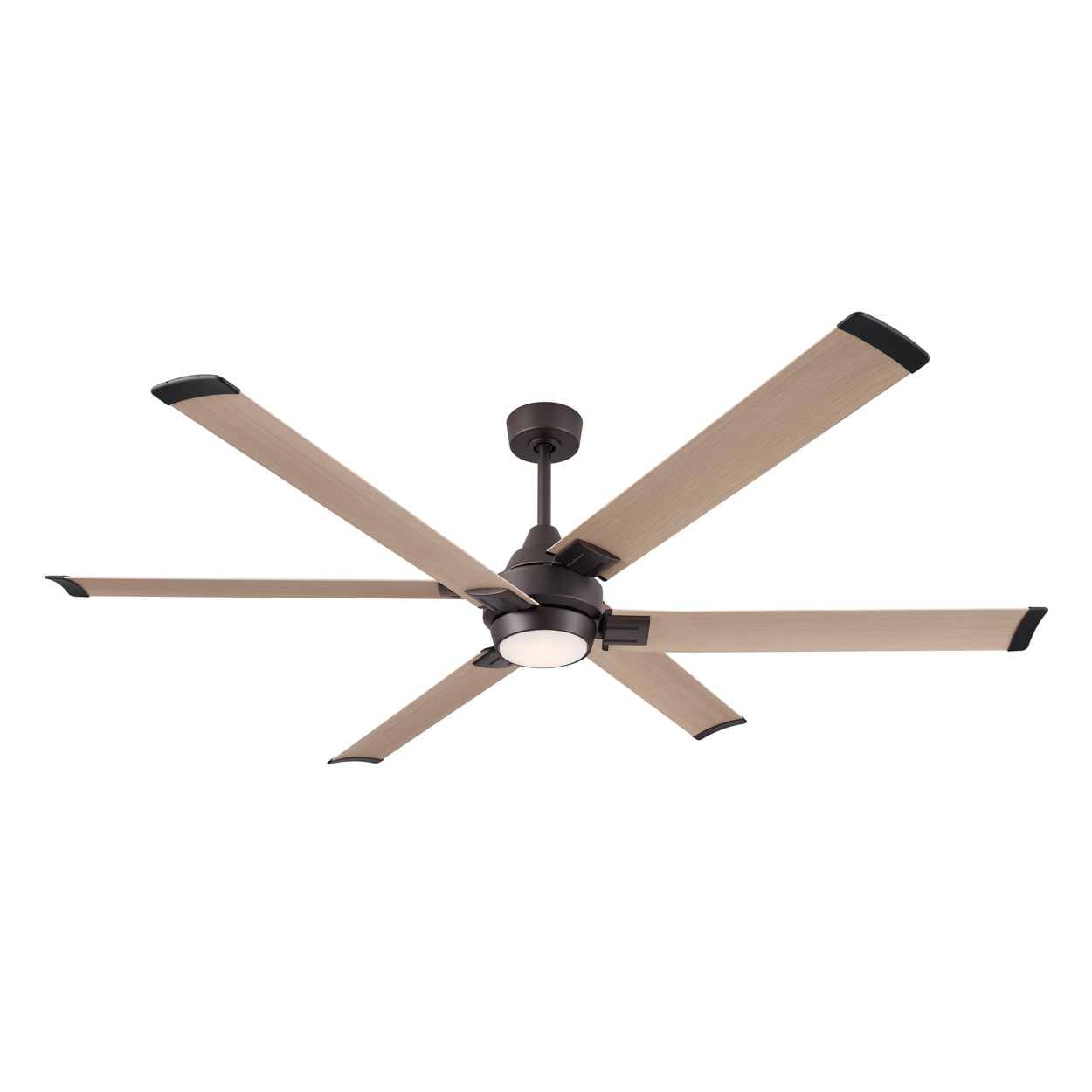 Minka Aire Soarin 72-in Dark Bronze LED Covered Outdoor Ceiling Fan With Light and Remote Control Included Sansujyuku sansujyuku.com