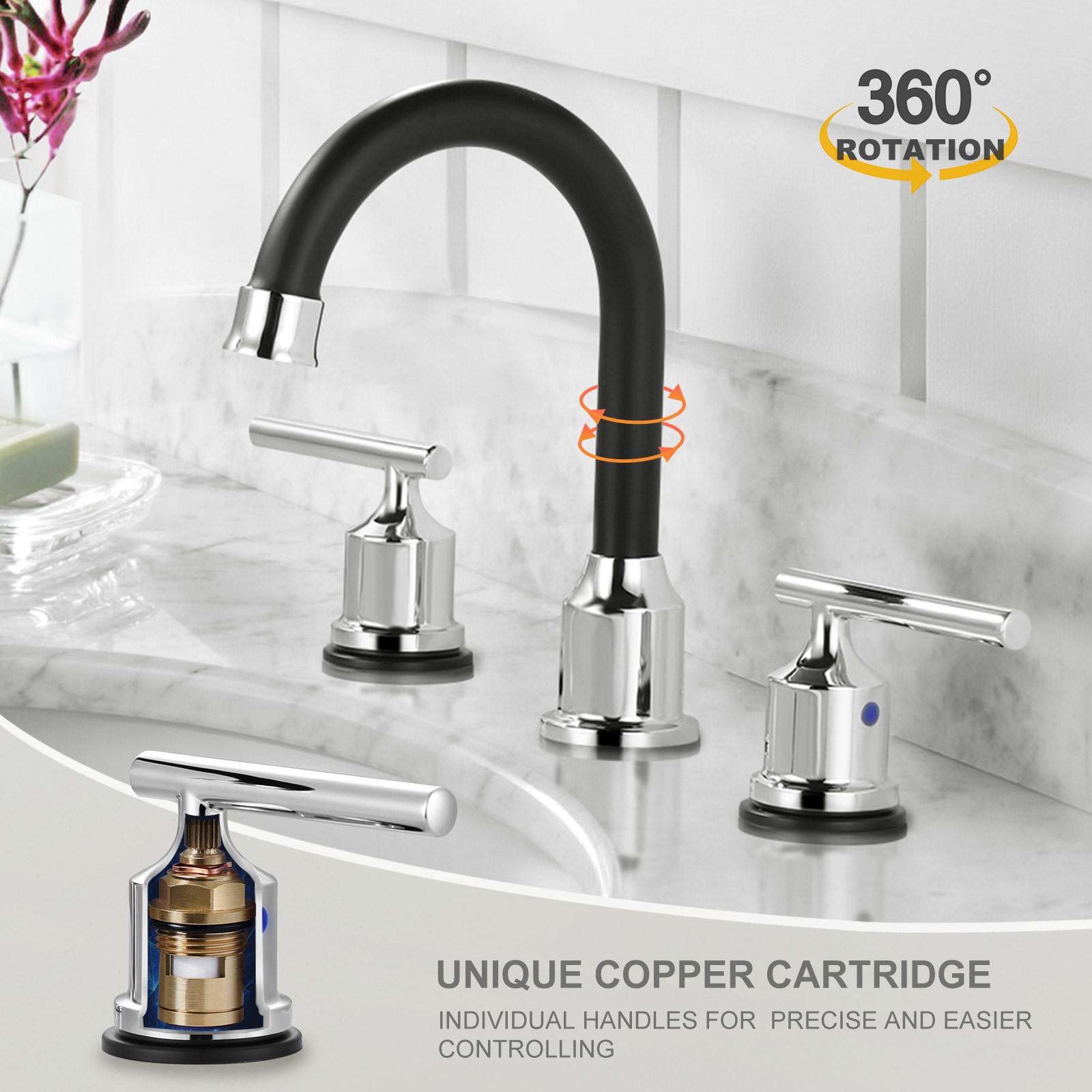 WOWOW 2320500CB Lavatory-Faucets - View #2