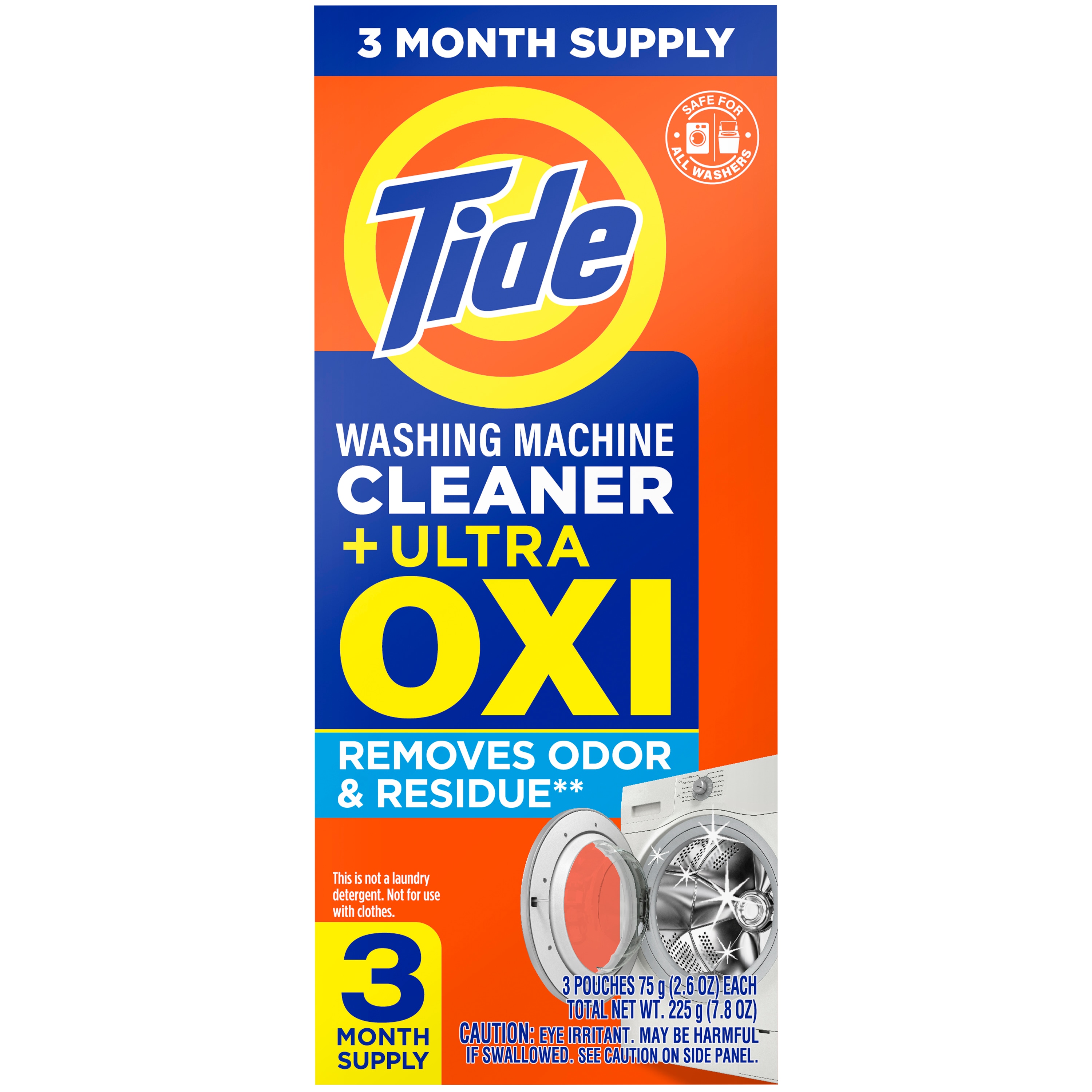 Tide 814521011977 3 Count Washing Machine Cleaner Powder