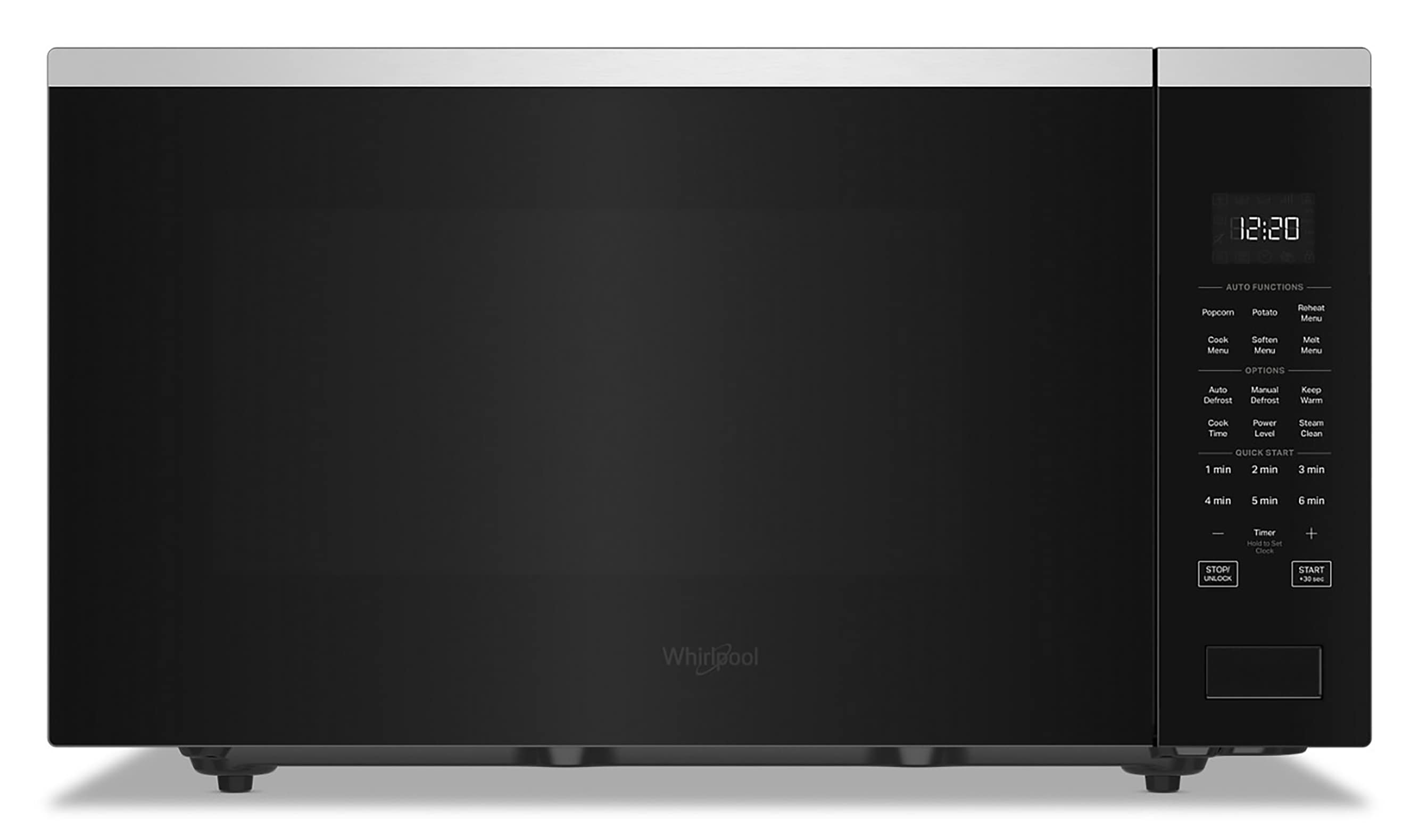 Whirlpool WMCS7024RZ 2.2-cu ft Large (Greater than 1.5-cu ft) 1700 -Watt Sensor Cooking Controls Countertop Microwave ( Fingerprint Resistant Stainless Steel )