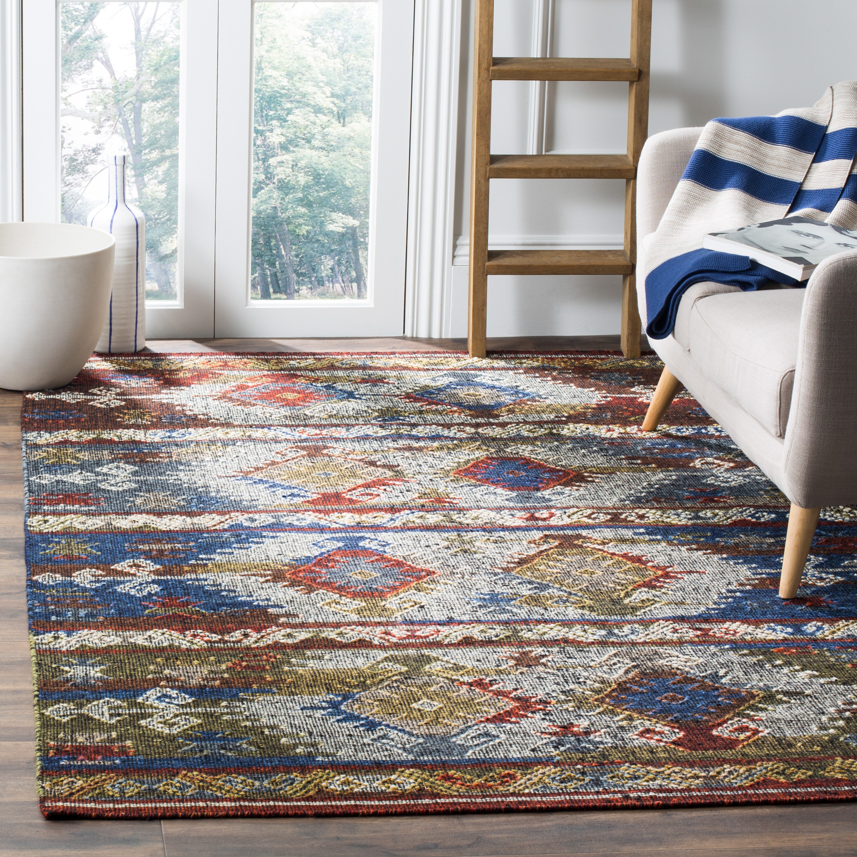 Canyon 108 Multi Bohemian 5ft x 8ft Medium Rectangle Rug