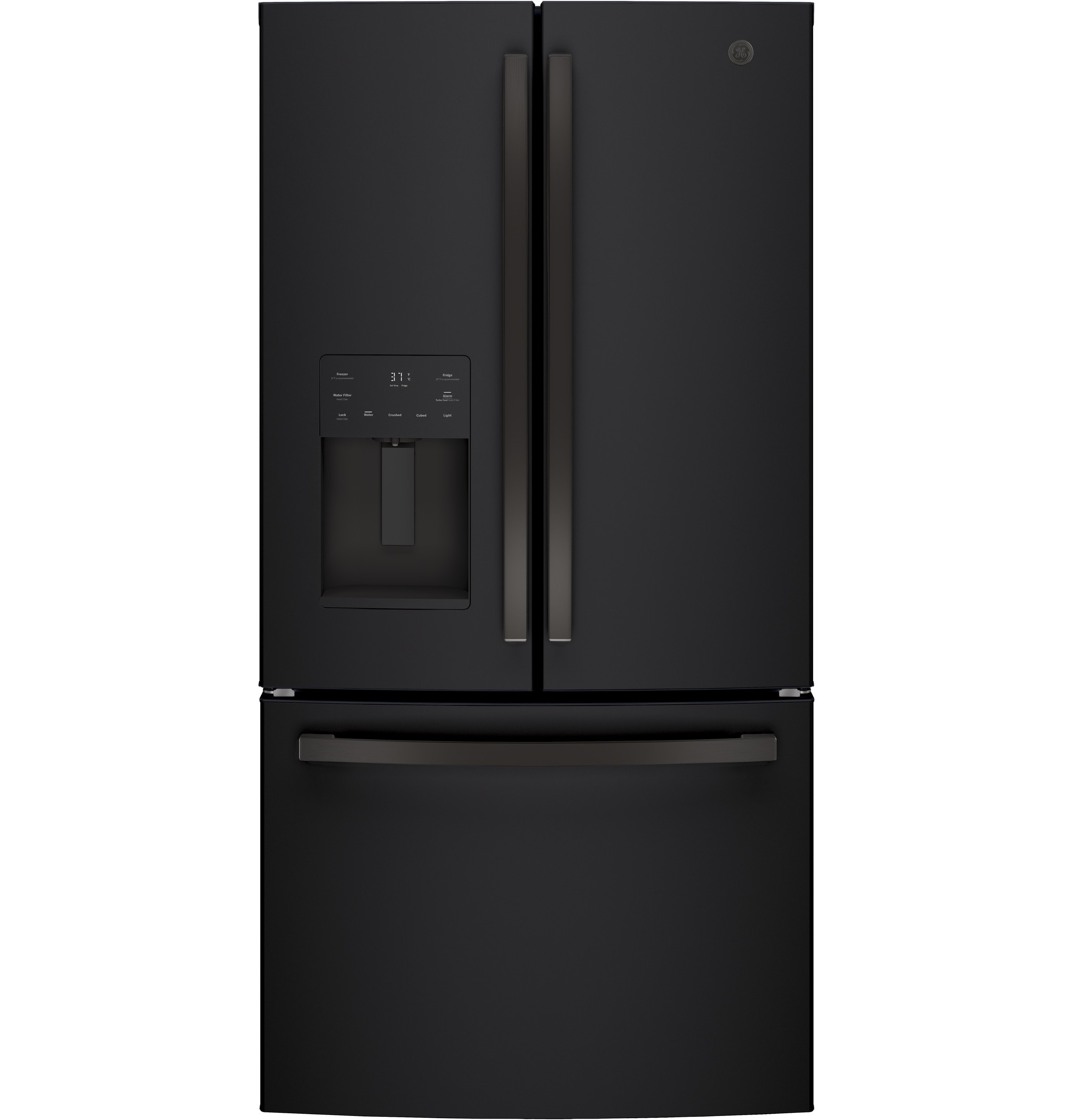 GE 25.6-cu ft French Door Refrigerator with Ice Maker (Slate