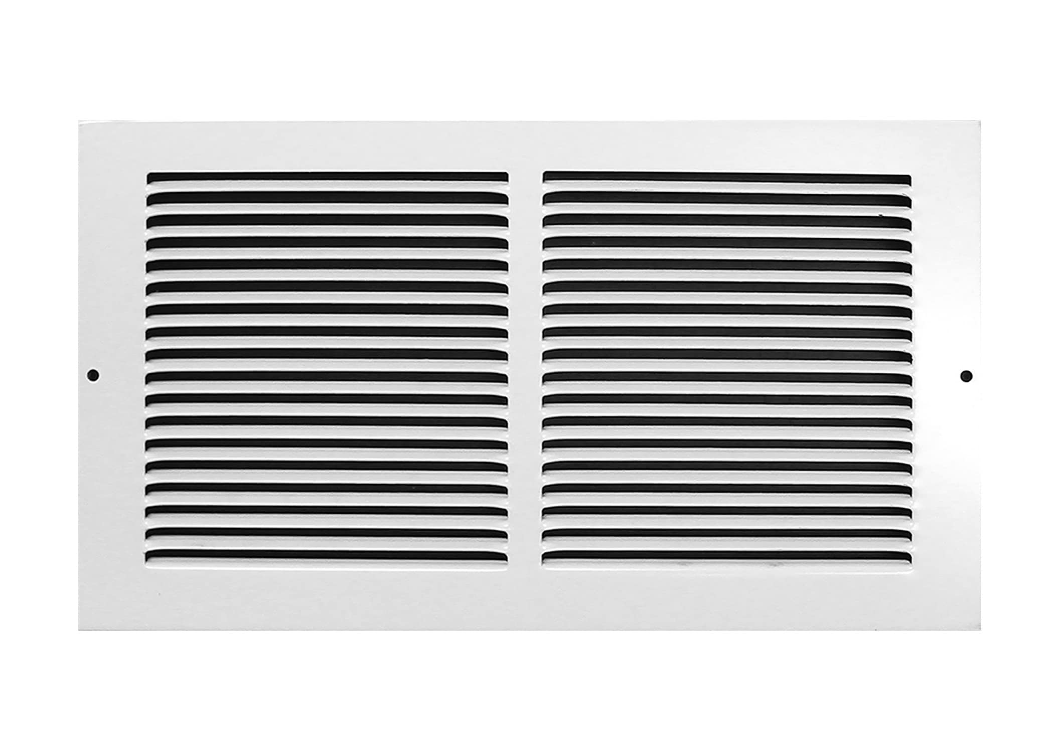 Accord Ventilation 1951008WH 10-in x 8-in Steel White Sidewall/Ceiling Grille