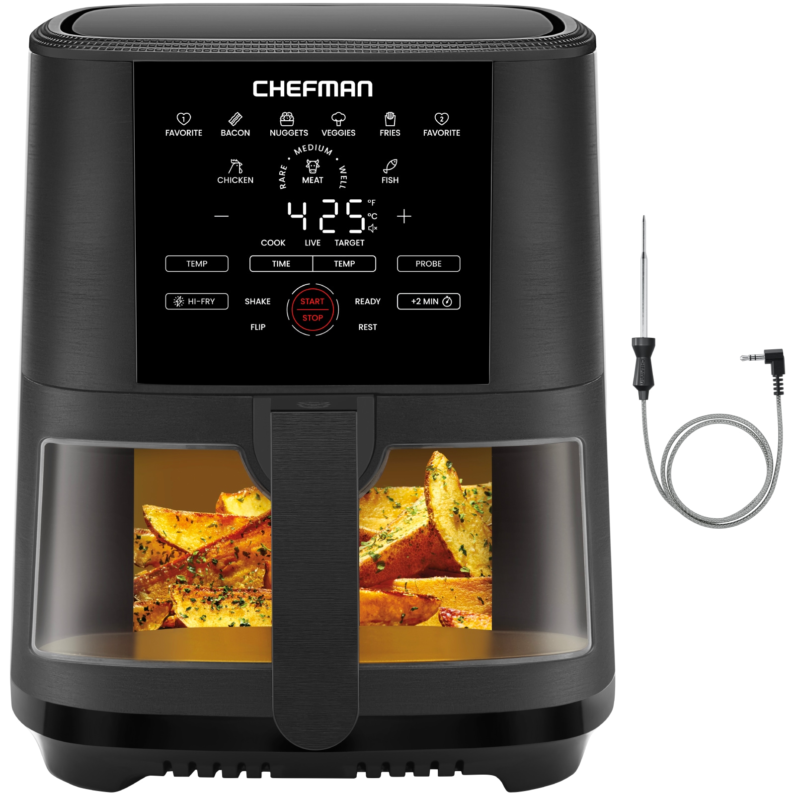 Chefman Black TurboFry 5-Quart Air Fryer