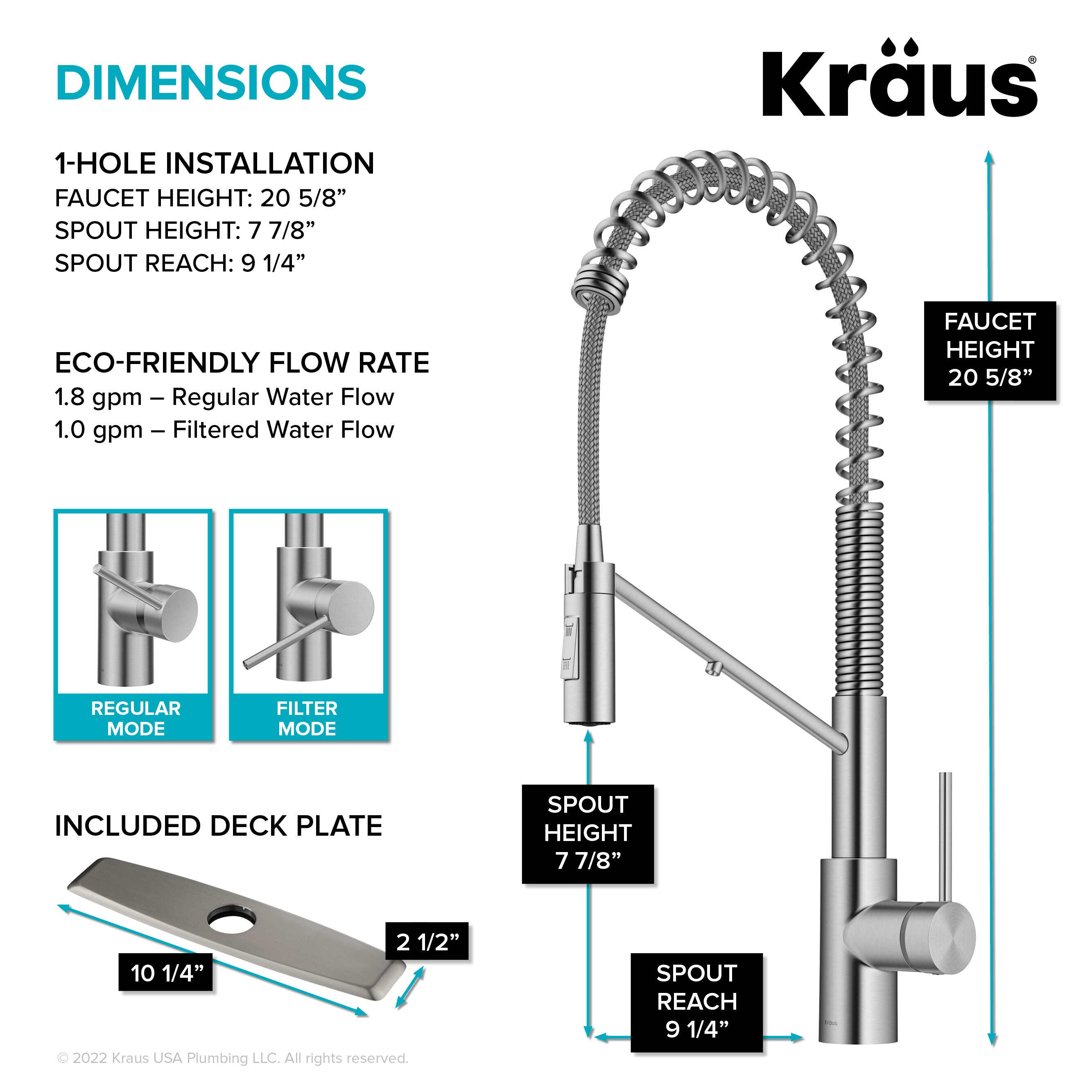 Kraus KFF-2631SFS Kitchen-Faucets - View #7