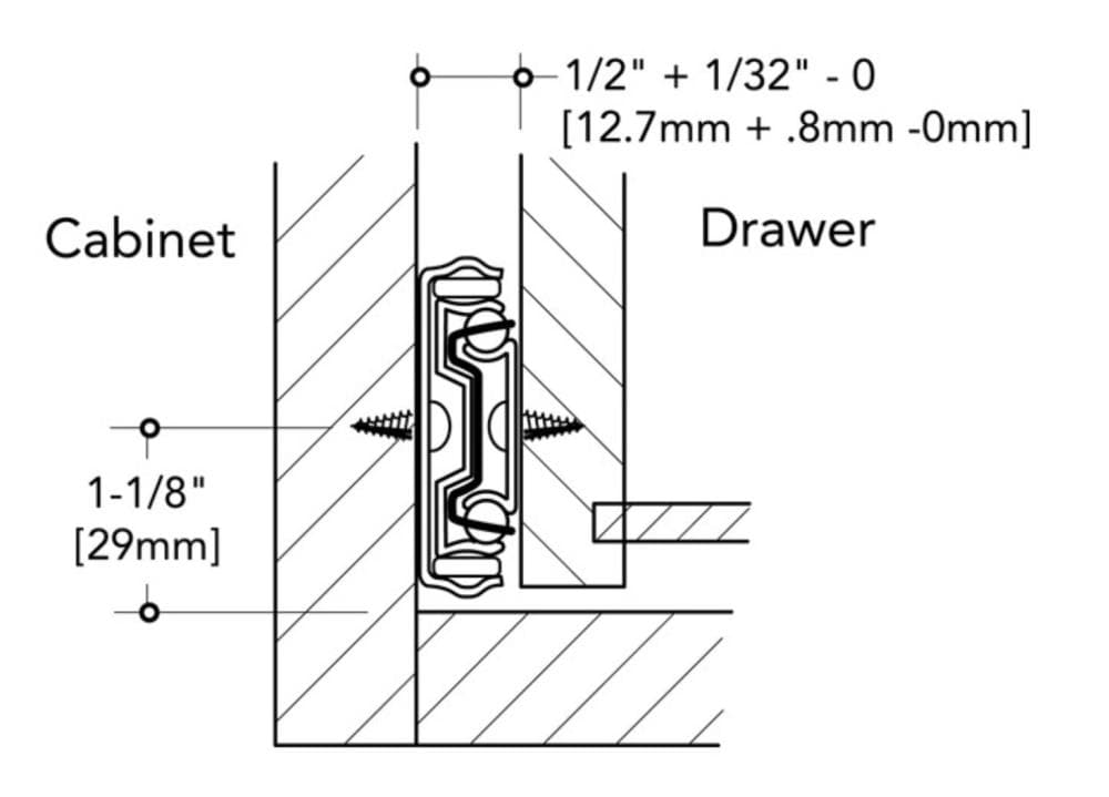 Kingsman Hardware WCDS24-3 Drawer-Slides - View #4
