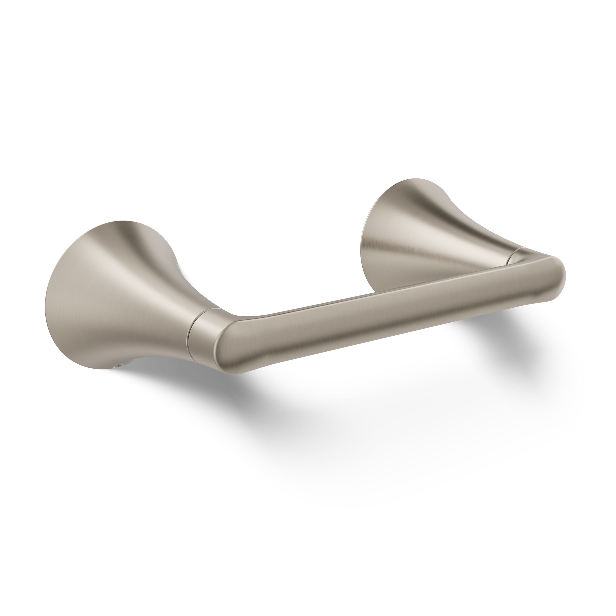 KOHLER Buckley Vibrant Brushed Nickel Wall mount Single post Toilet Paper Holder 1 -Rolls
