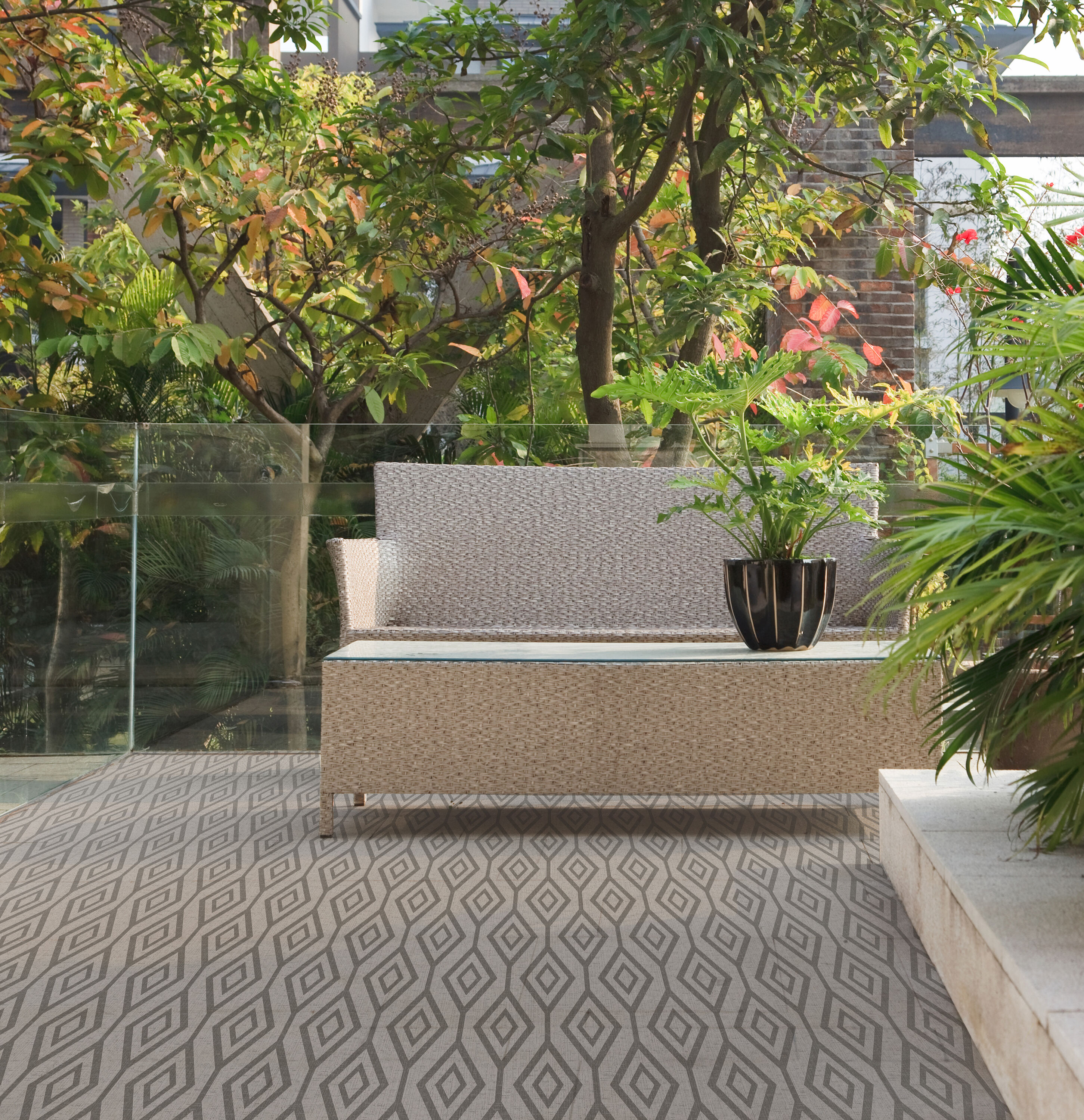 Dec-Tec DIY 74 in. x 20 ft. 60 mil Promenade in Tan