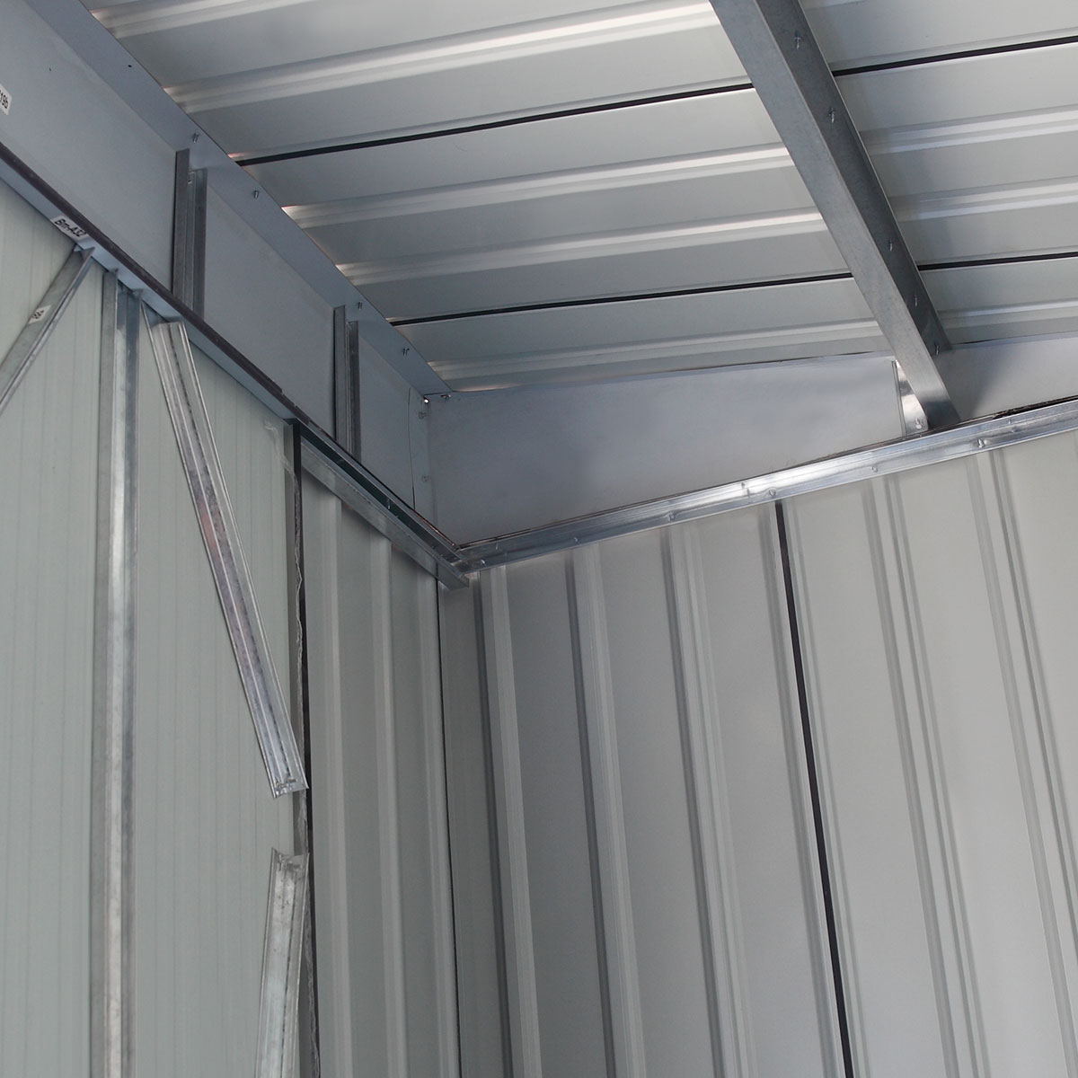 Jaxpety x 9-ft 9 x 4 Ft Garden Storage Shed Galvanized Steel Storage Shed the Metal Storage Sheds department at Lowes.com