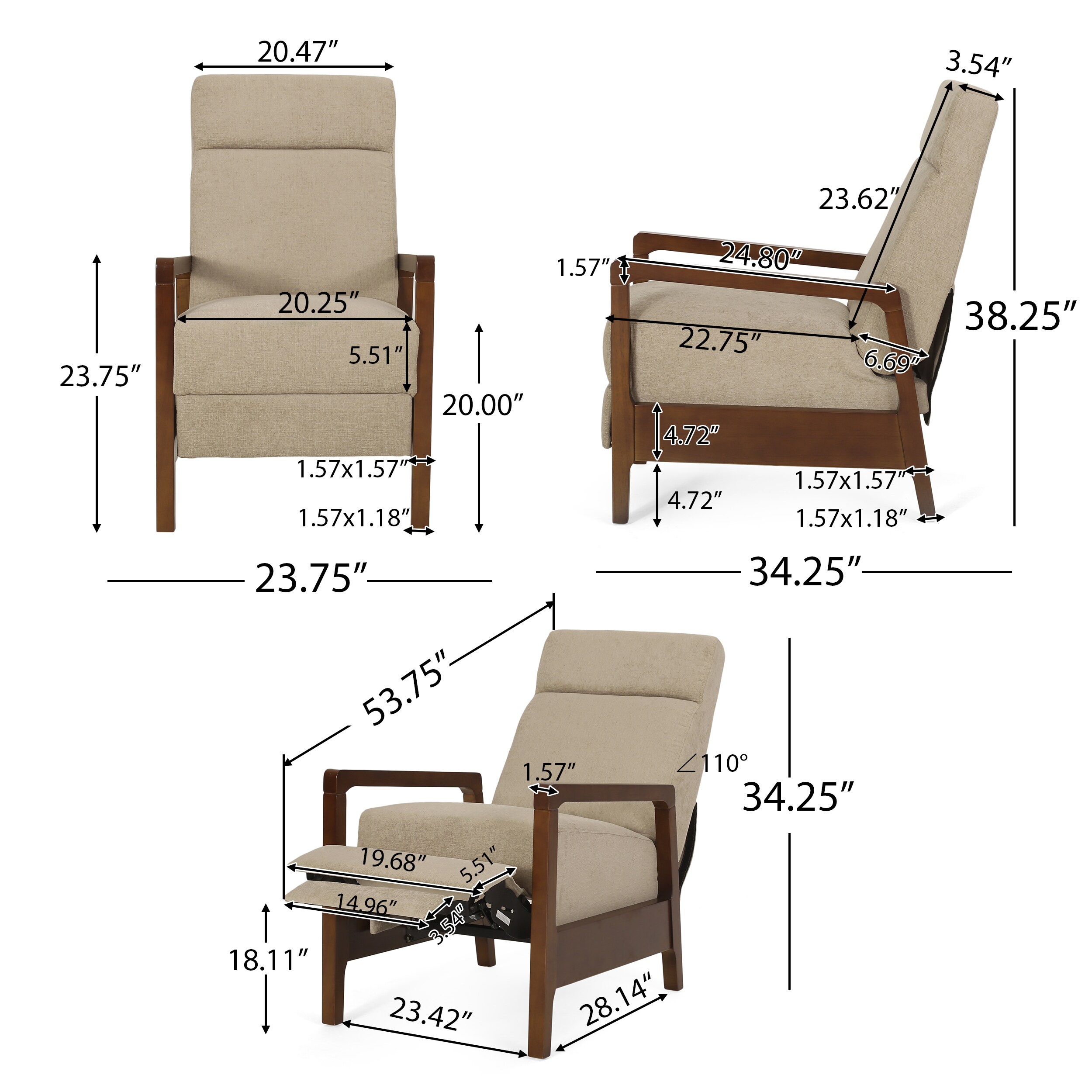 Christopher Knight Home 315349 recliners - View #3
