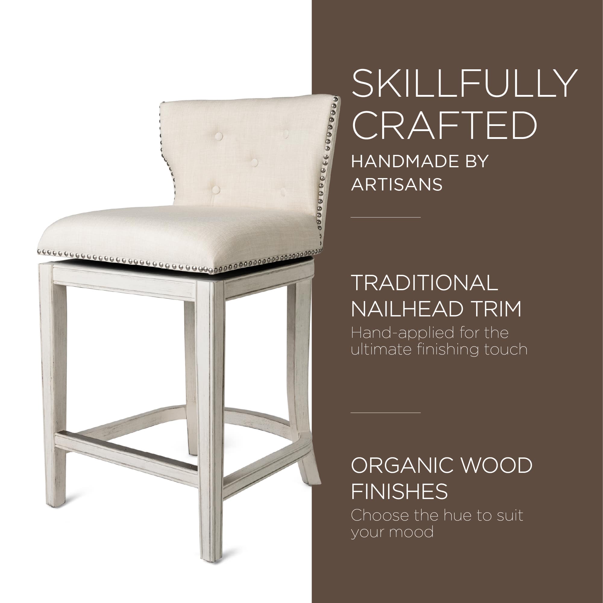 Maven Lane ML100517-FCS-WT stools - View #3