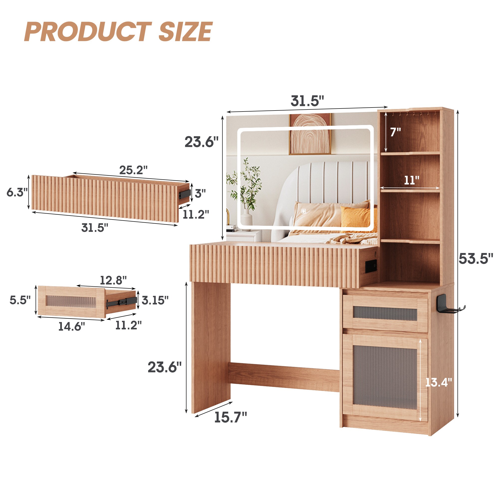 Vabches DA0292AT01A Bedroom-Vanities - View #2