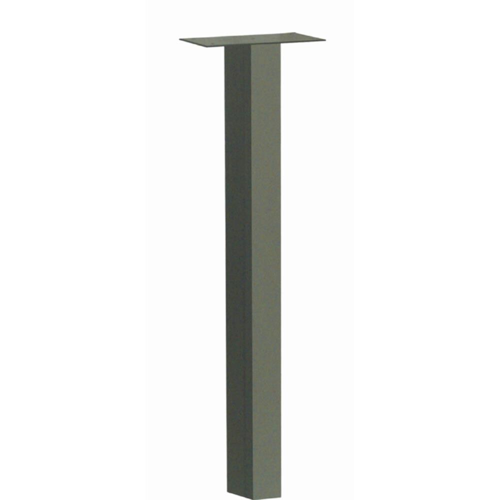 Architectural Mailboxes 5525Z Brown Steel Mount Mailbox Post