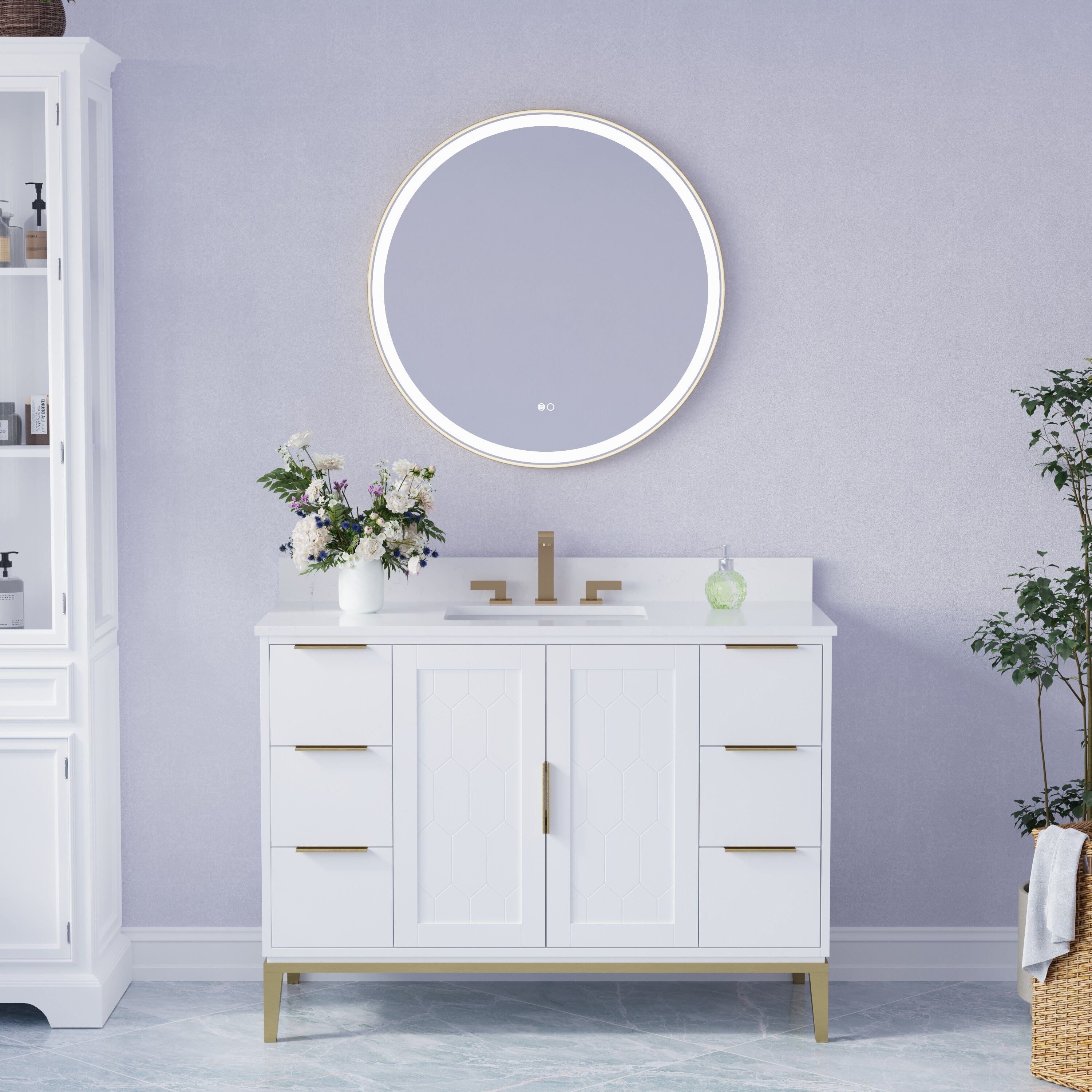 Forclover ALF-9W32RBG Framed-Bath-Mirrors - View #2