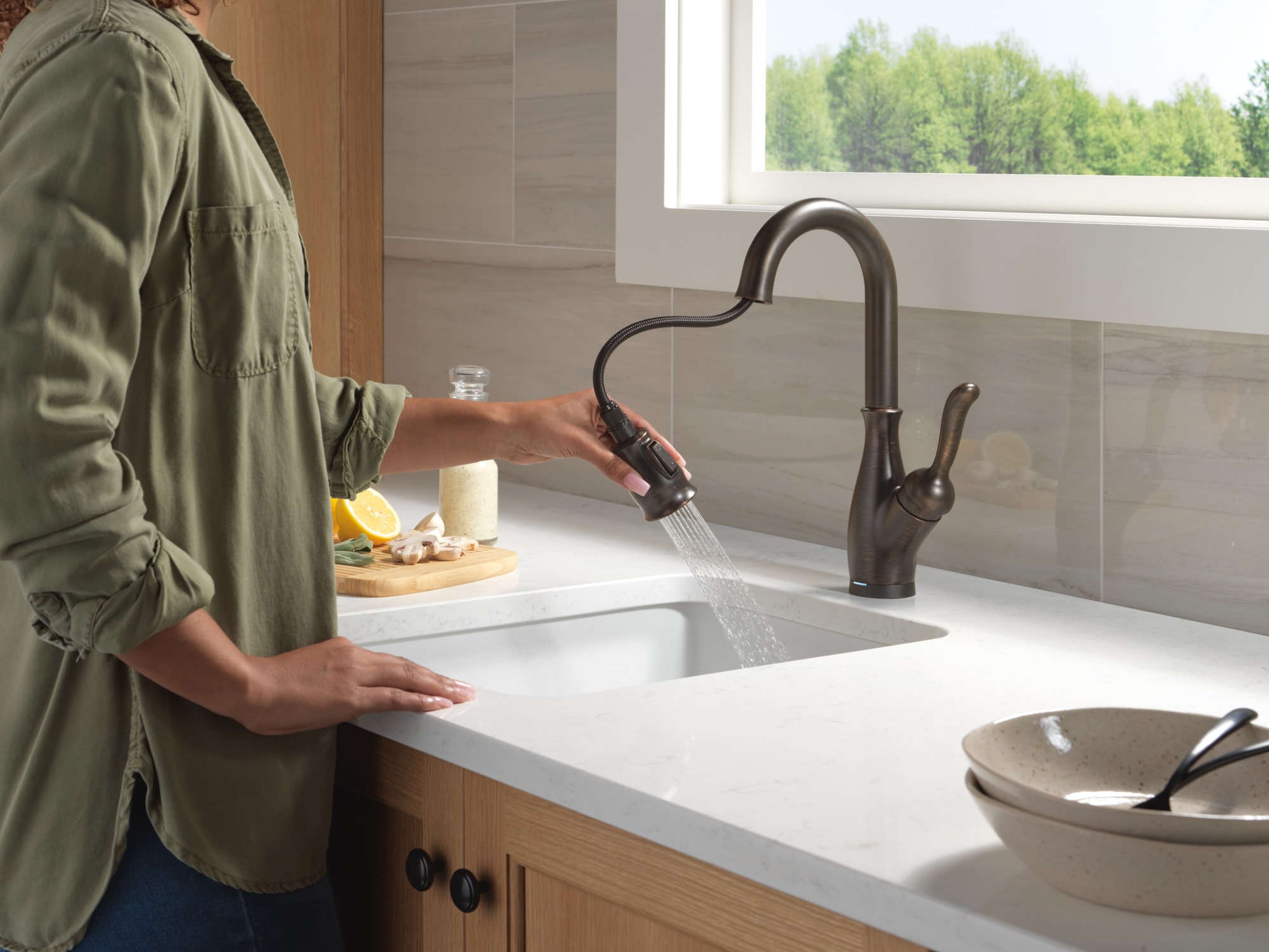 Delta 9678TL-RB-DST Kitchen-Faucets - View #10