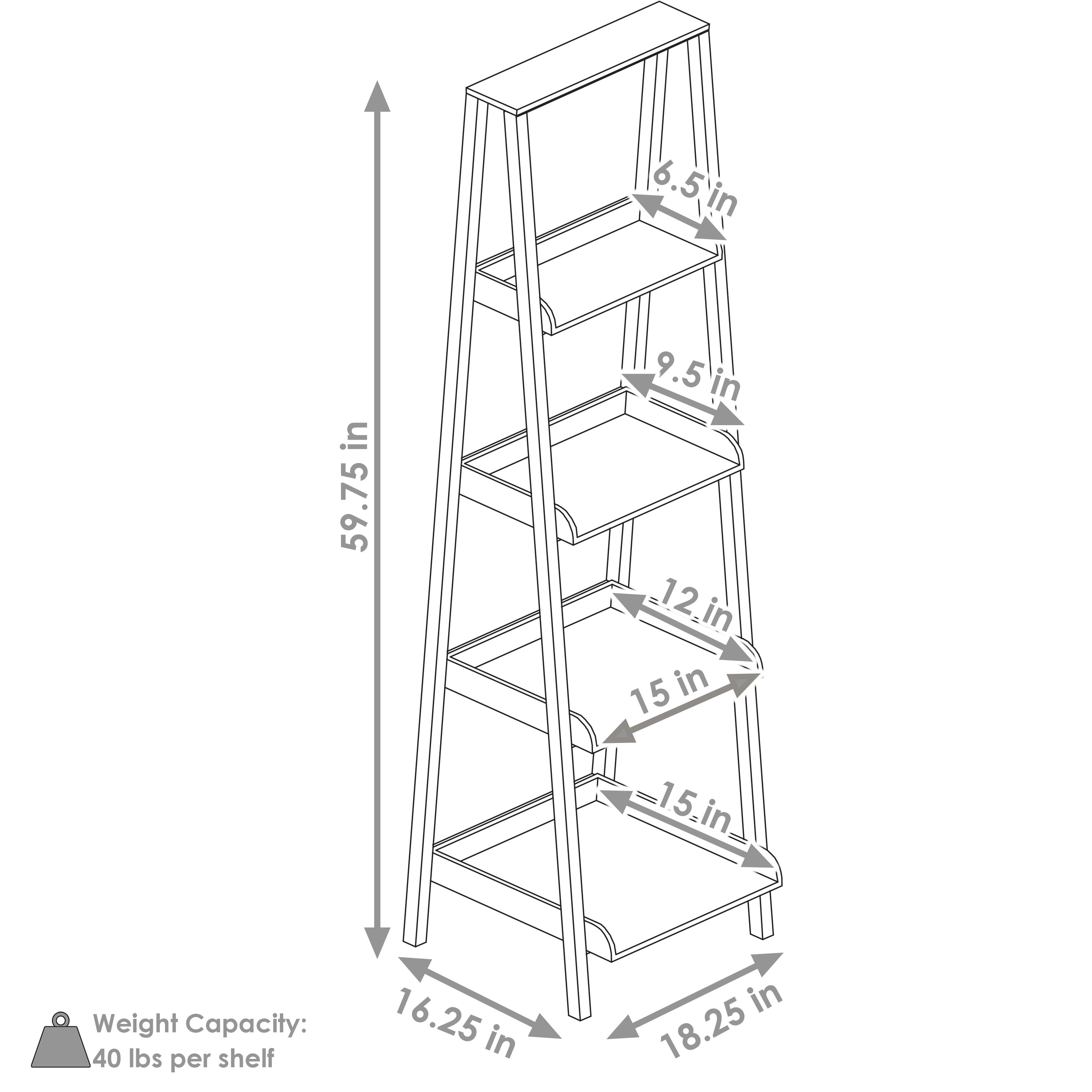 Sunnydaze Decor NPH-557 bookcases - View #7