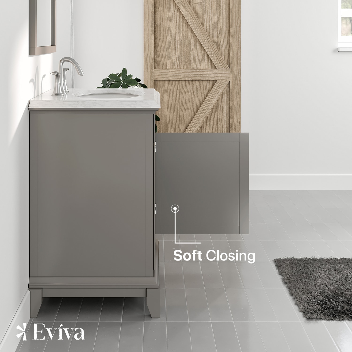 Eviva EVVN709-24GR Bath-Vanity-Combo - View #5