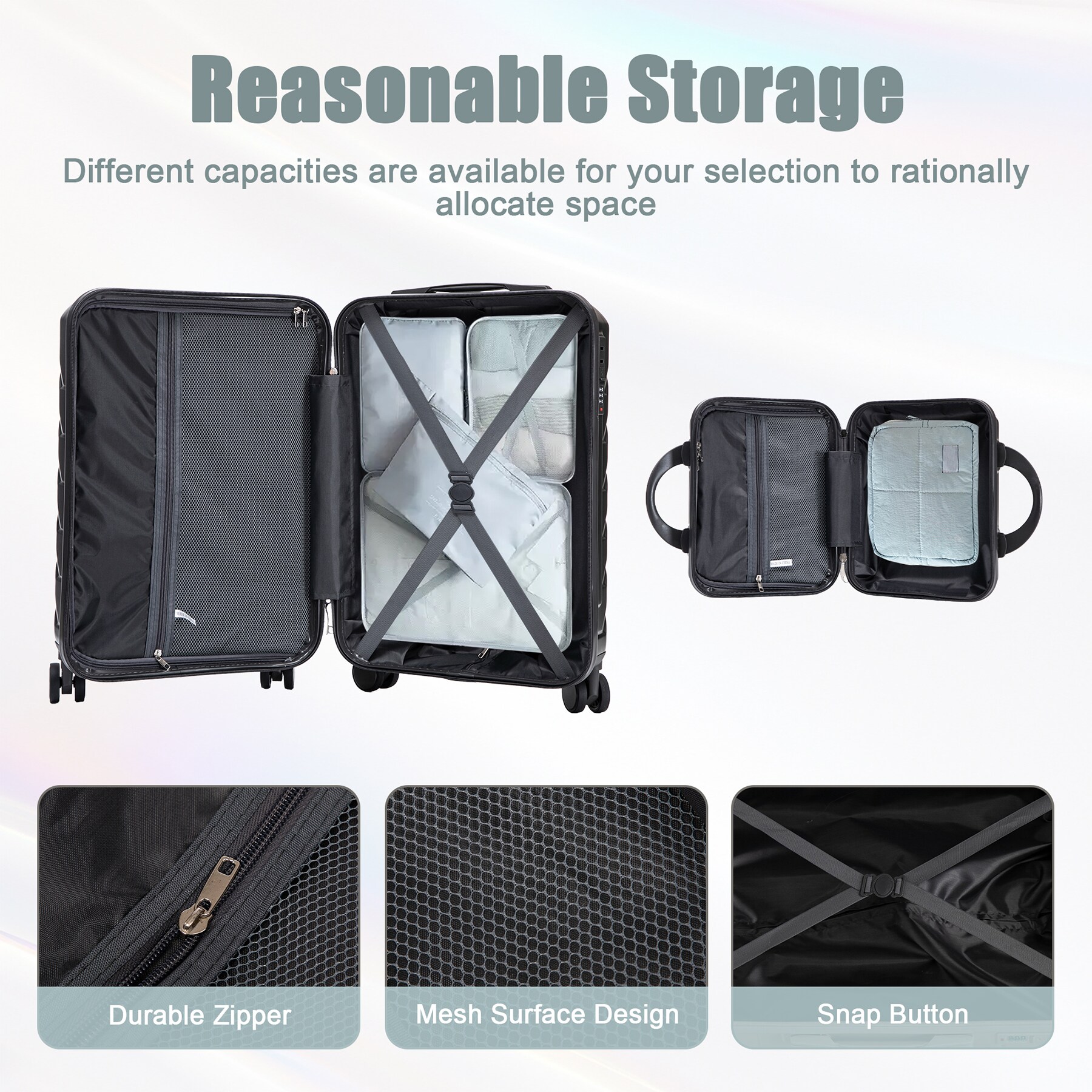 SINOFURN SYD9400017BK Luggage-And-Luggage-Sets - View #8