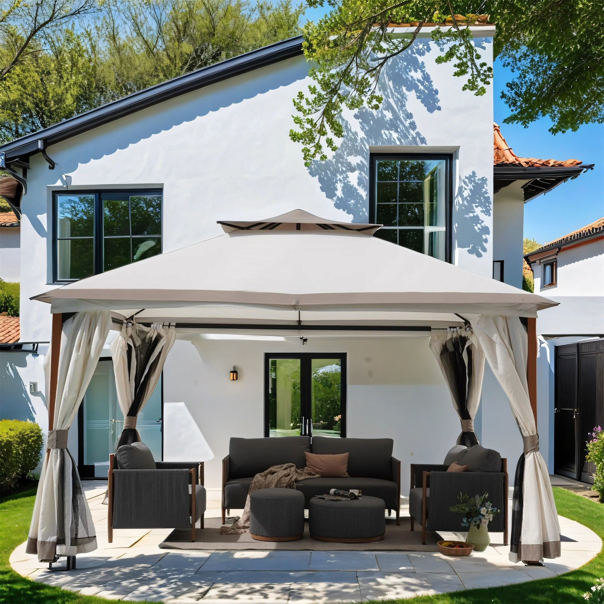 Mondawe MO8440231000001 Wood-Resin-Gazebos - View #3
