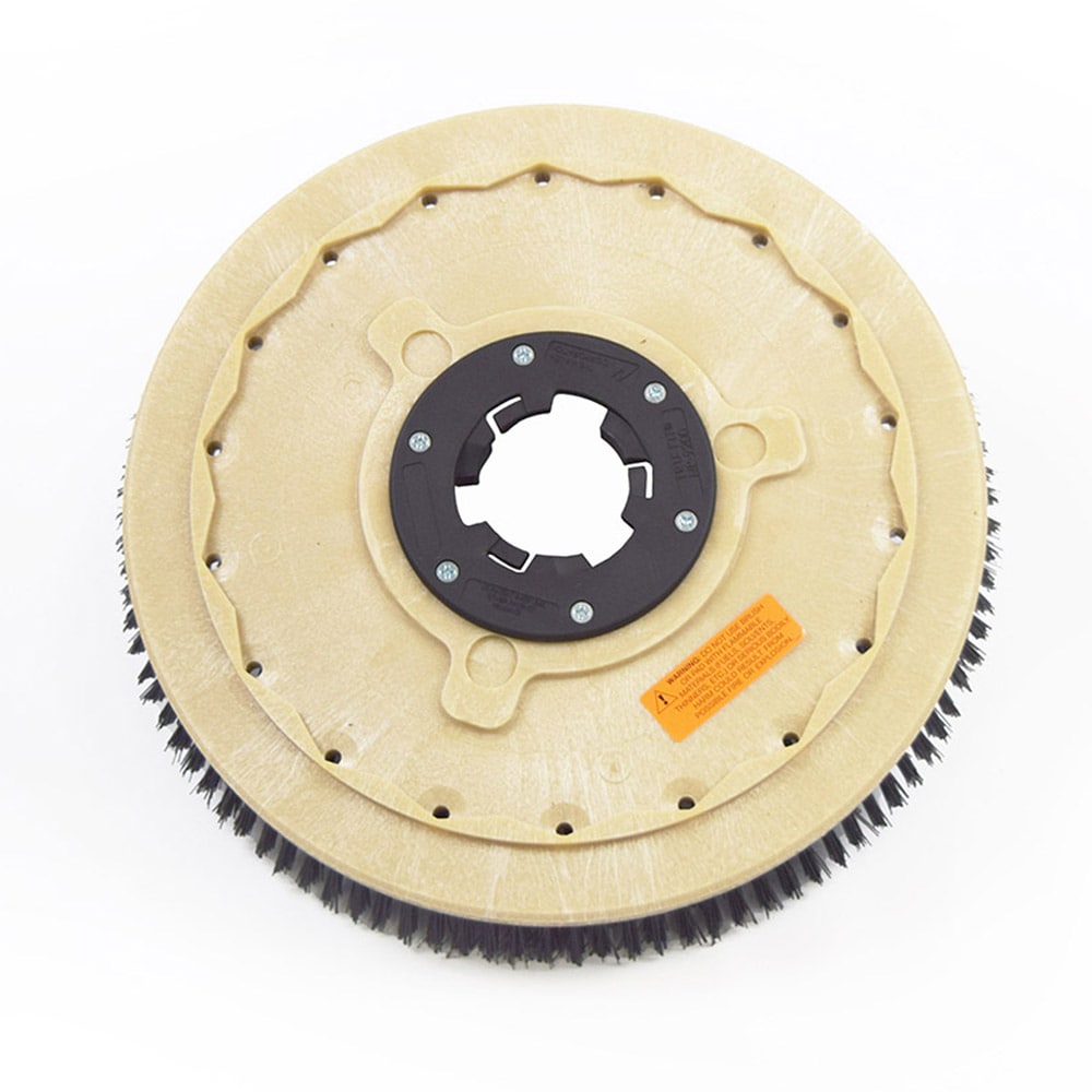 Malish 20 inch Mal-Grit Stripping Rotary Disc Brush - Floor Polisher with  Pad Driver & Scrub Brush - Multi-Surface - Safe for Use on Grout, Vinyl,  Tile, Carpet, Wood - Black in