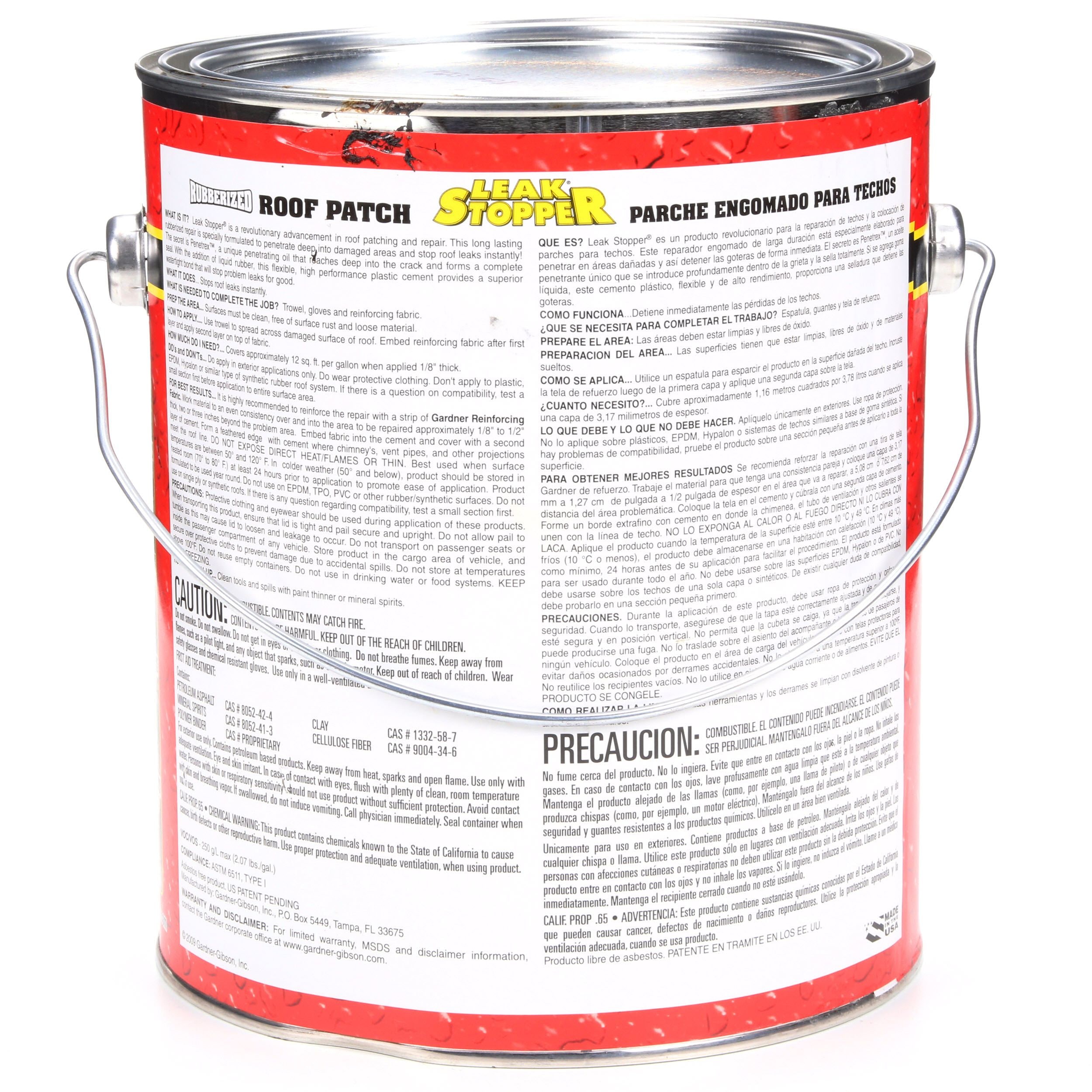 LEAK STOPPER 3.6-quart Fibered Waterproof Cement Roof Sealant in the Roof  Sealants department at