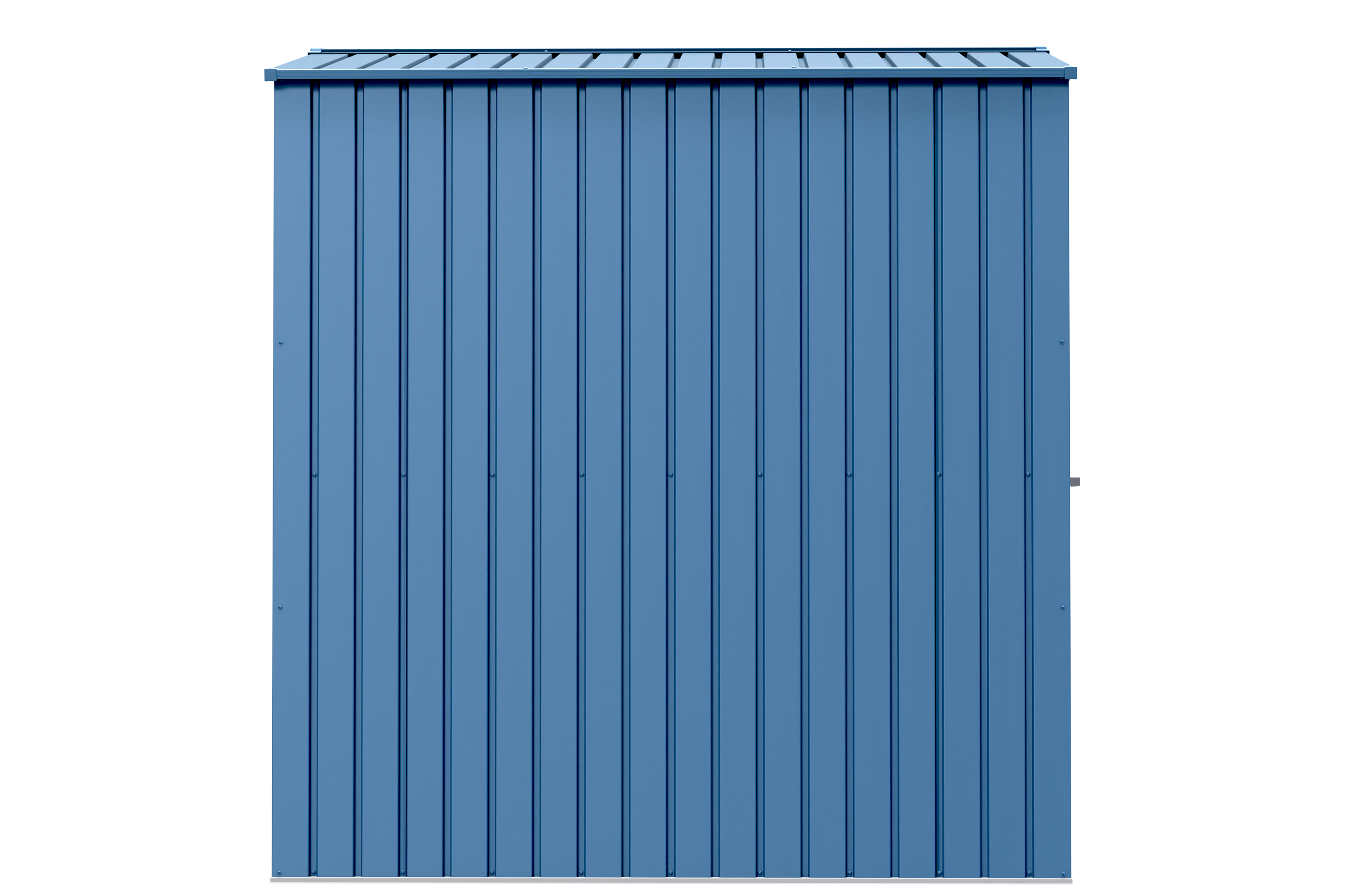 Elite 6 ft x 6 ft Blue Galvanized Steel Storage Shed