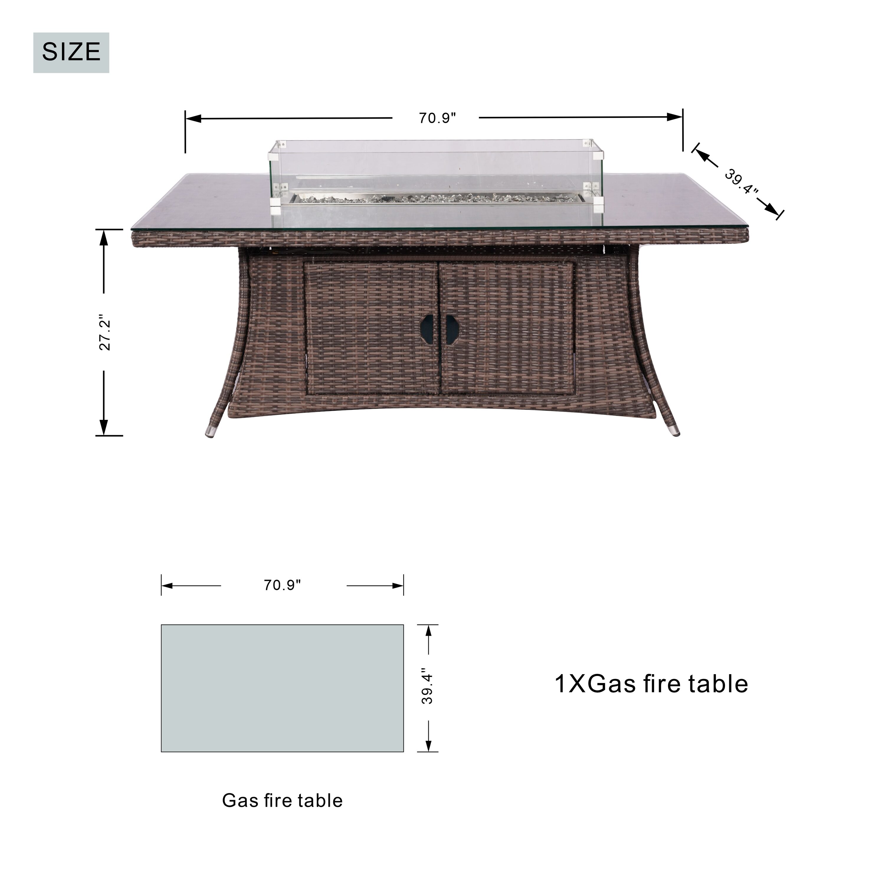 Direct Wicker DWG-2403B-BR Patio-Conversation-Sets - View #13