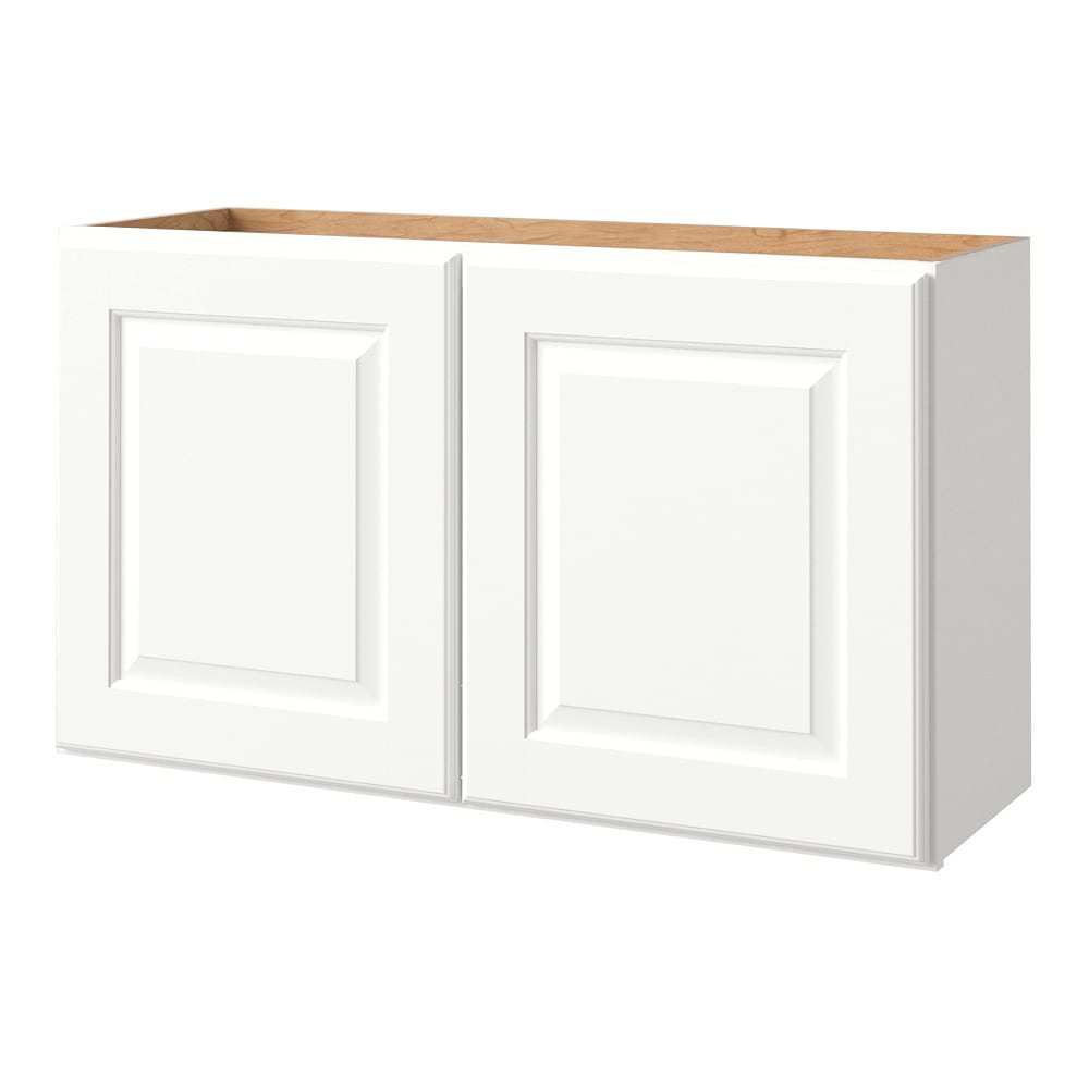 allen + roth 2303TS Tilson 30-in W x 24.5-in H x 12-in D Linen Wall Fully assembled Cabinet (Raised Panel Square)