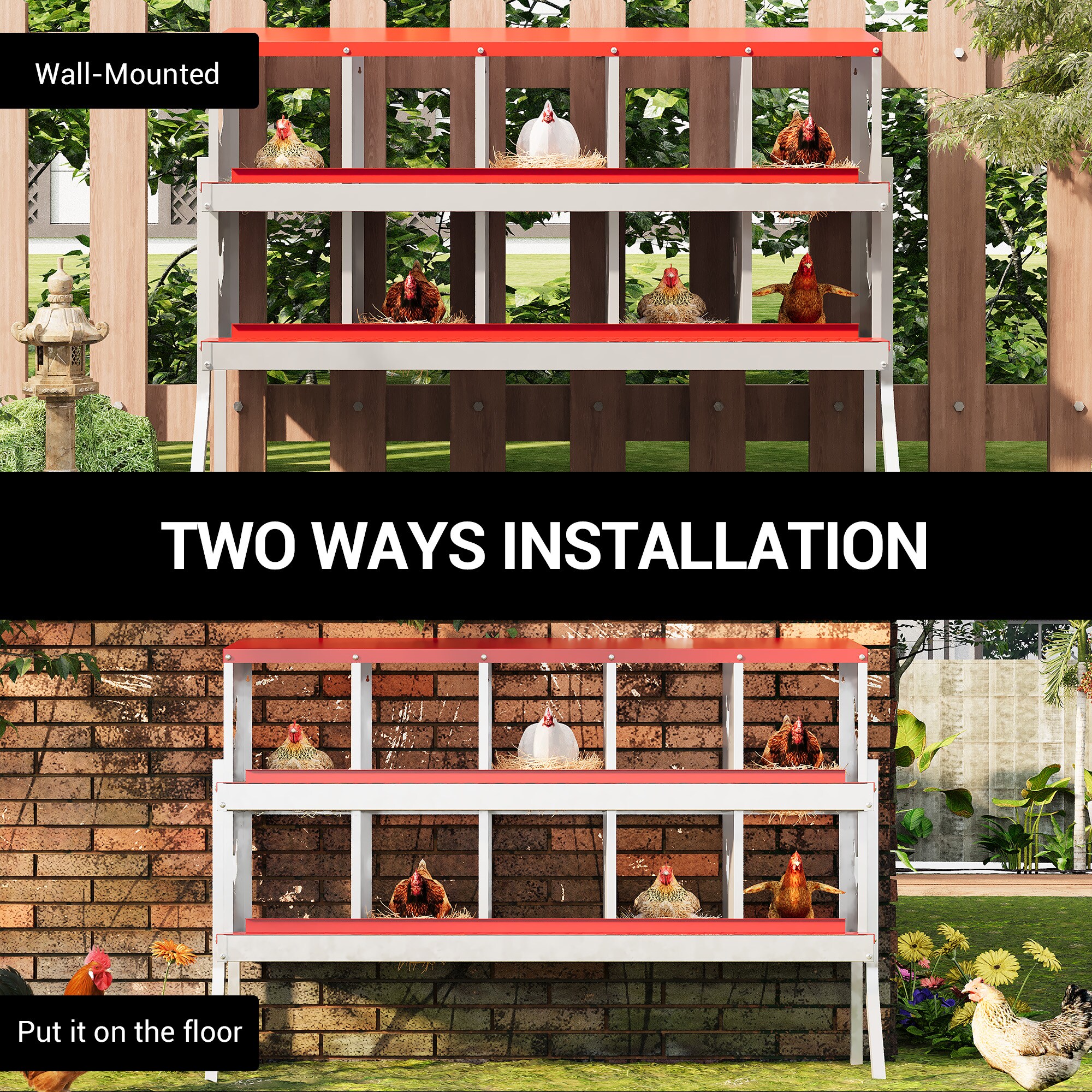 Garvee 822264698171 Chicken-Coops-Rabbit-Hutches - View #4